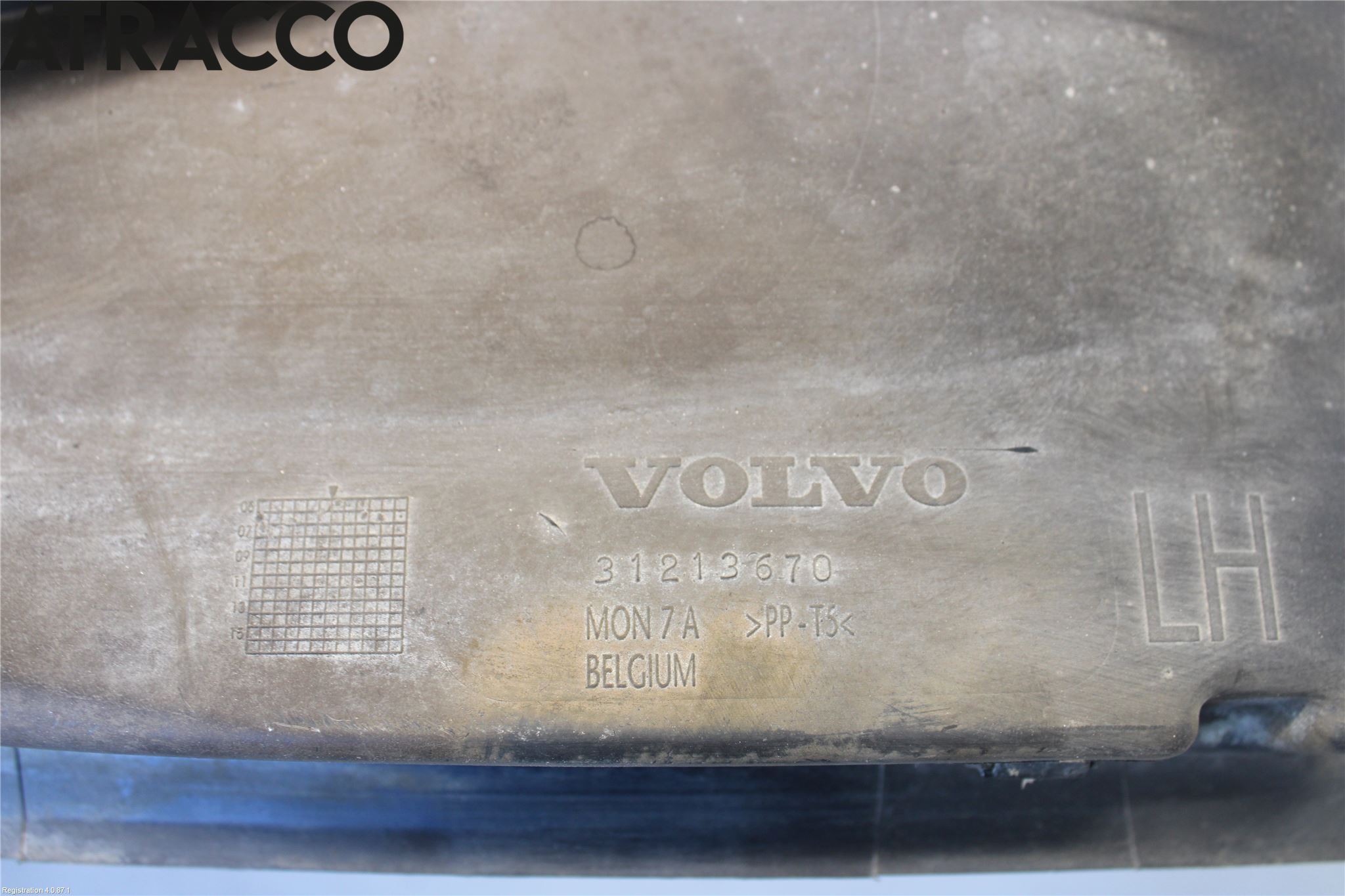 Volvo C30 07-10 Skjerm Indre