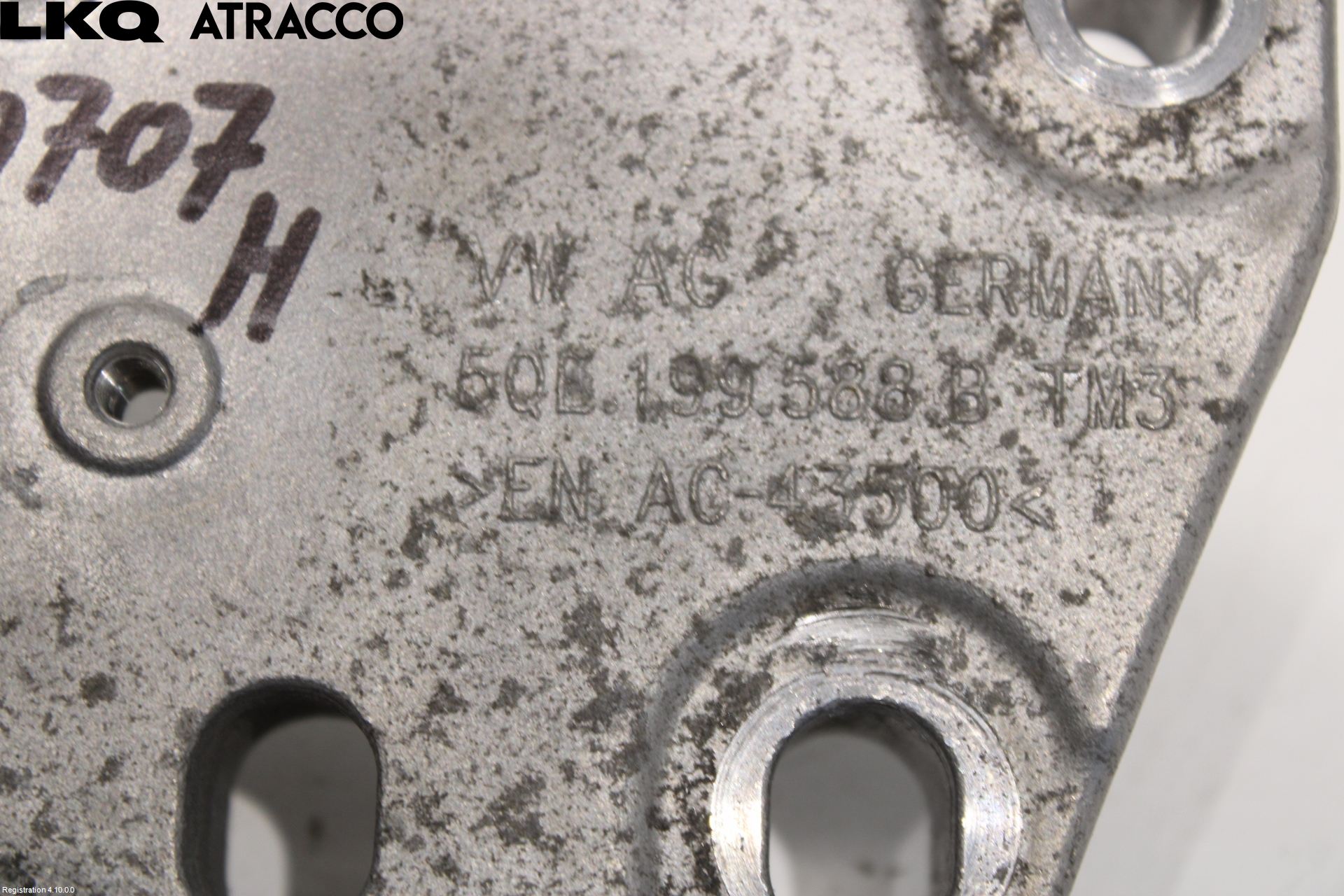 Volkswagen VW GOLF / E-GOLF VII 13-20 Motor Feste Stål-Alu