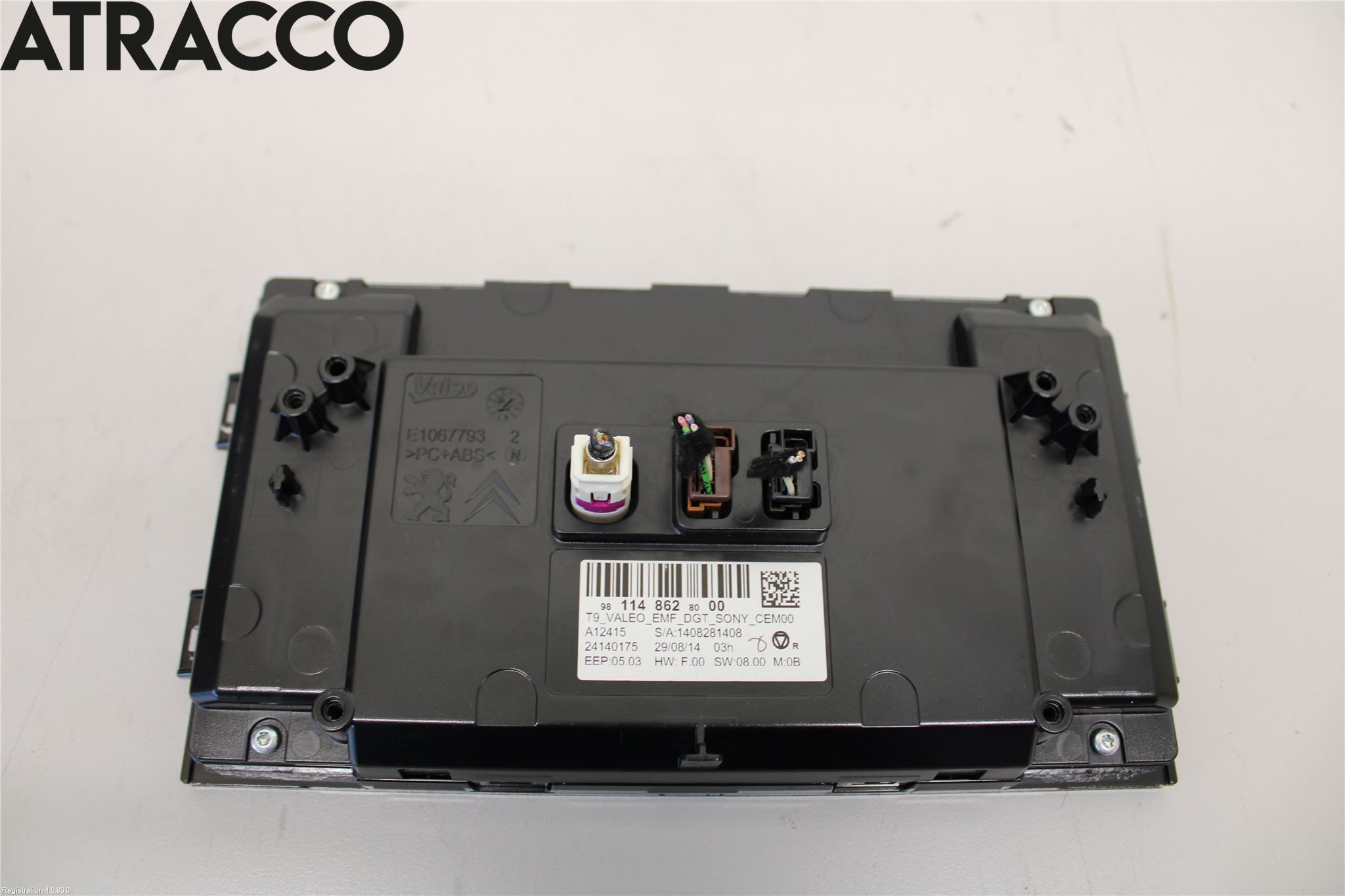 Peugeot 308 14-21 Multifunktionsdisplay