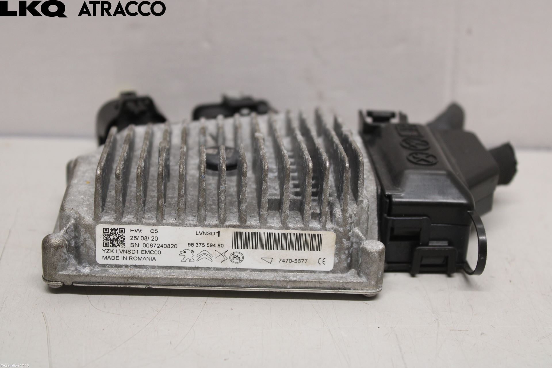 Peugeot 208/E-208 20- Styreenhet Øvrig