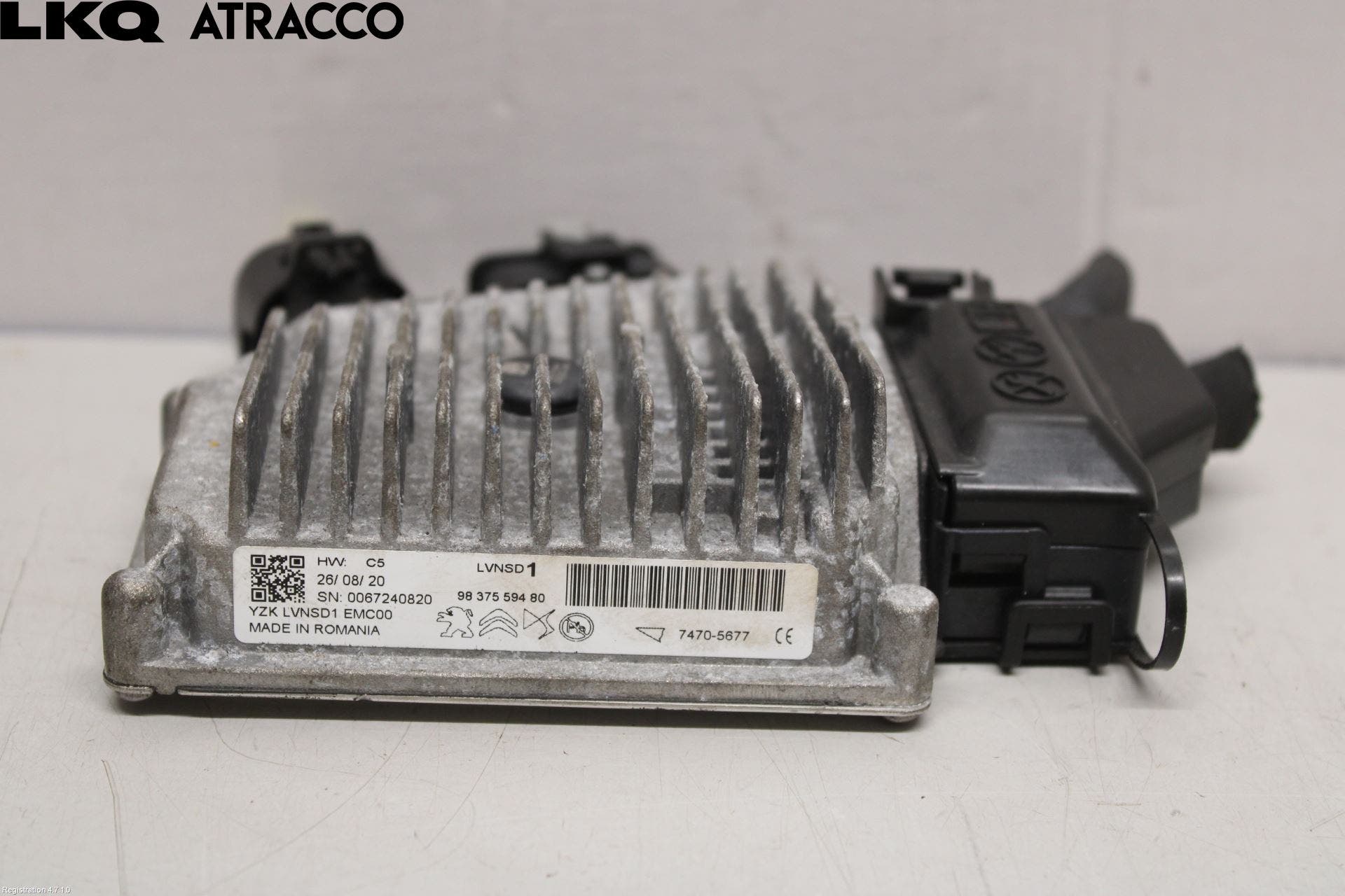 Peugeot 208/E-208 20- Styreenhet Øvrig