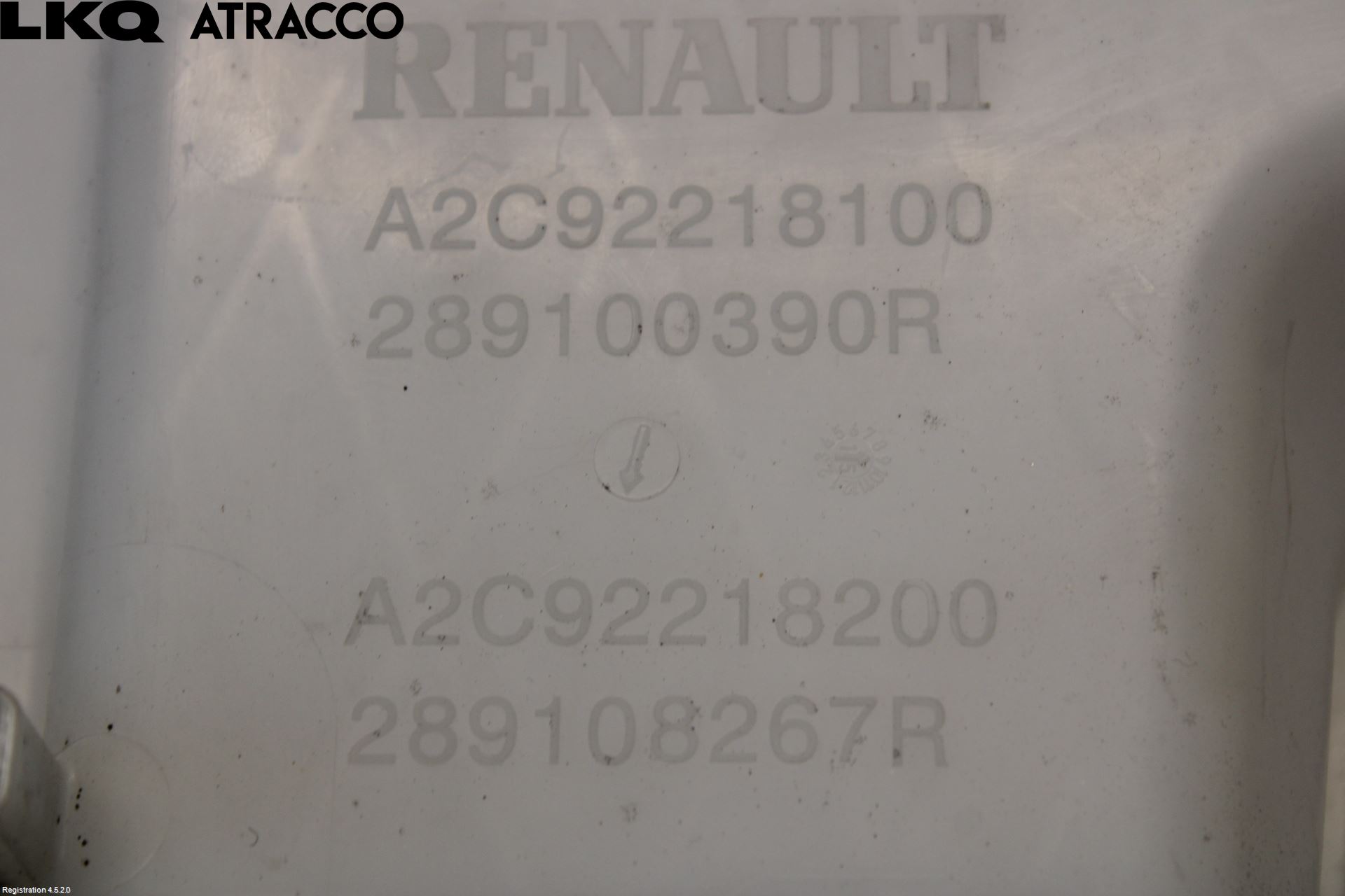 Renault KADJAR 15- Spylerbeholder Frontrute-Lykte