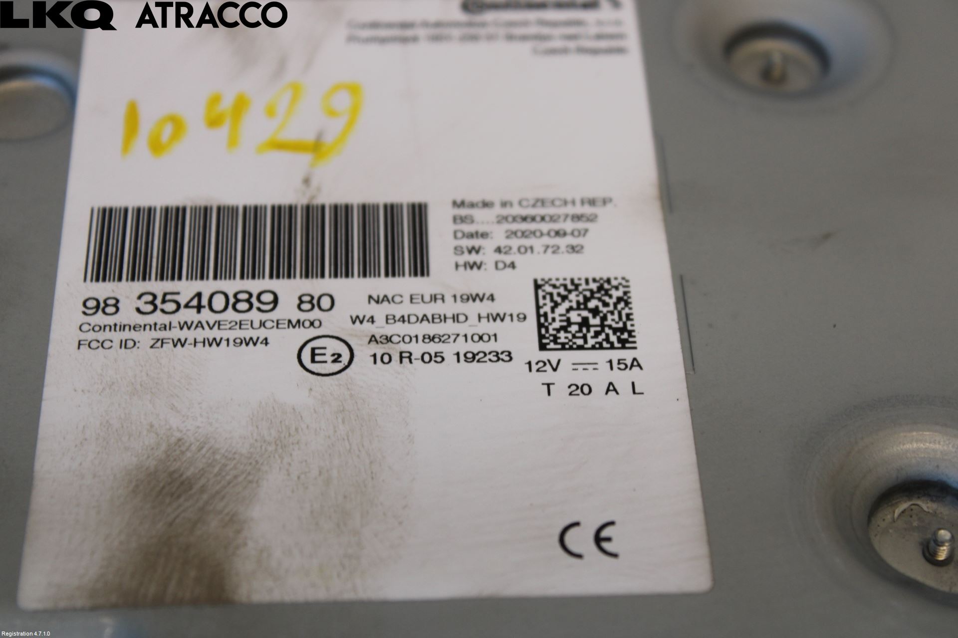 Peugeot 208/E-208 20- Stereo Radio