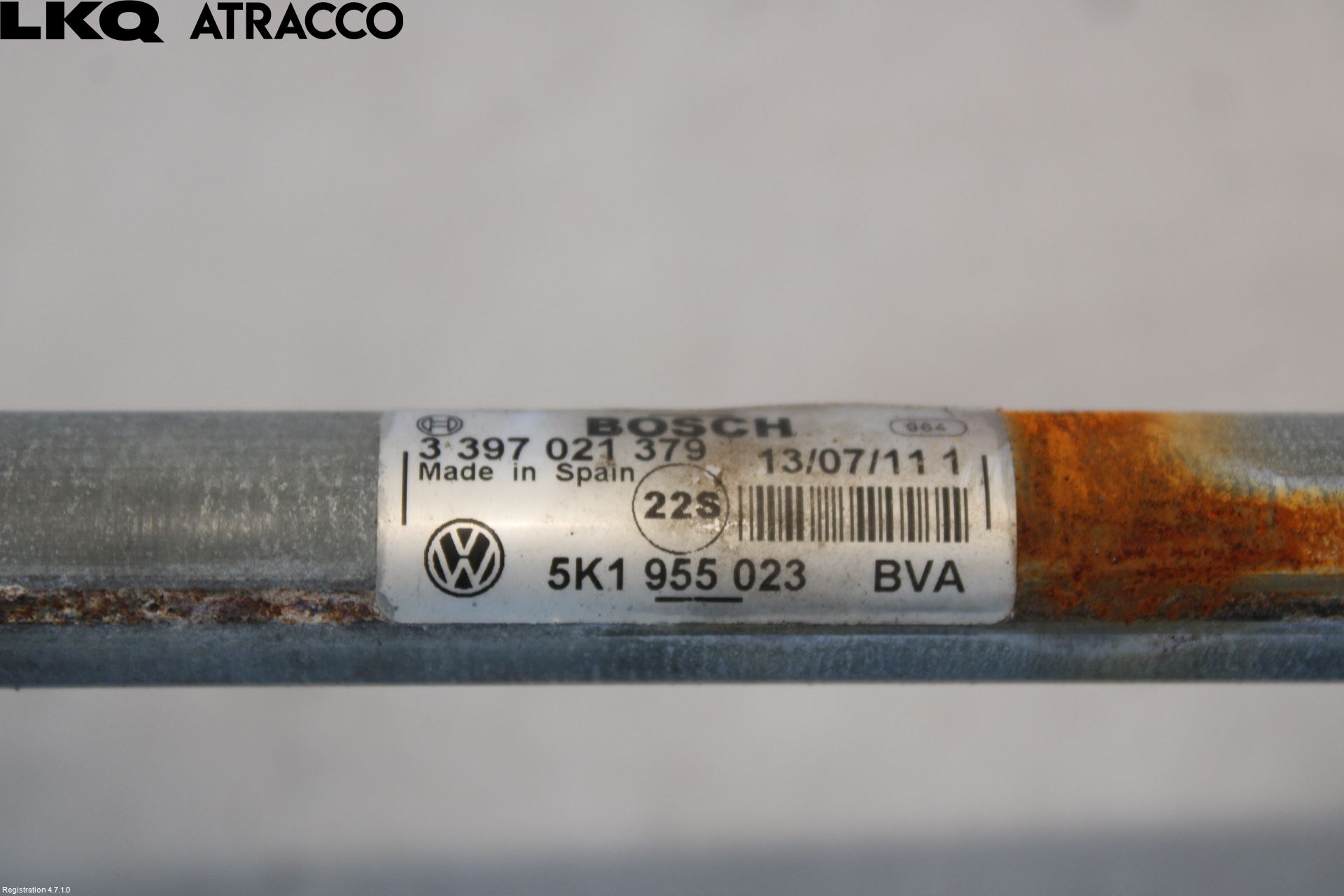 Volkswagen VW GOLF VI 09-13 Viskermotor Frontrute