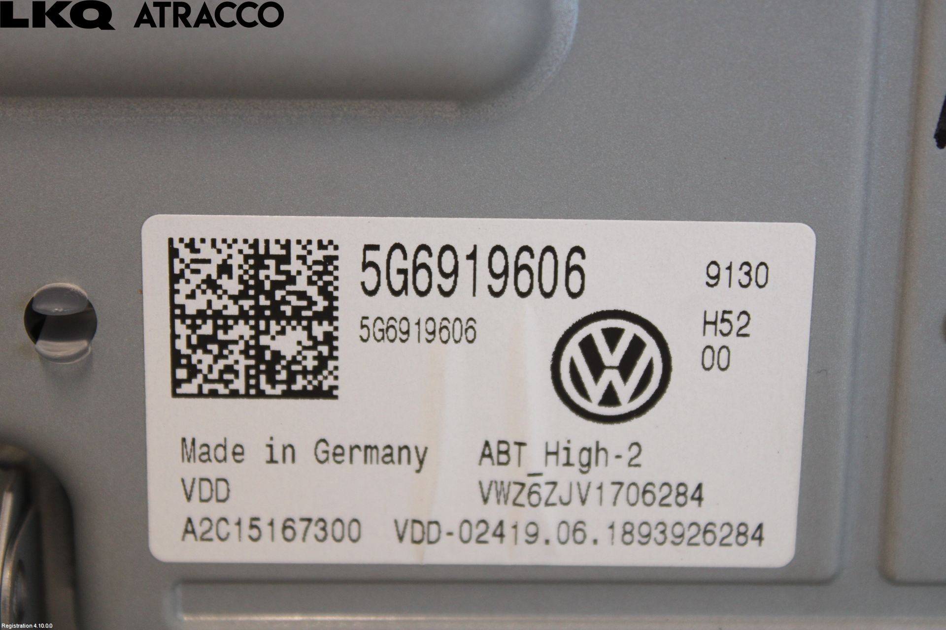Volkswagen VW GOLF / E-GOLF VII 13-20 Multifunktionsdisplay