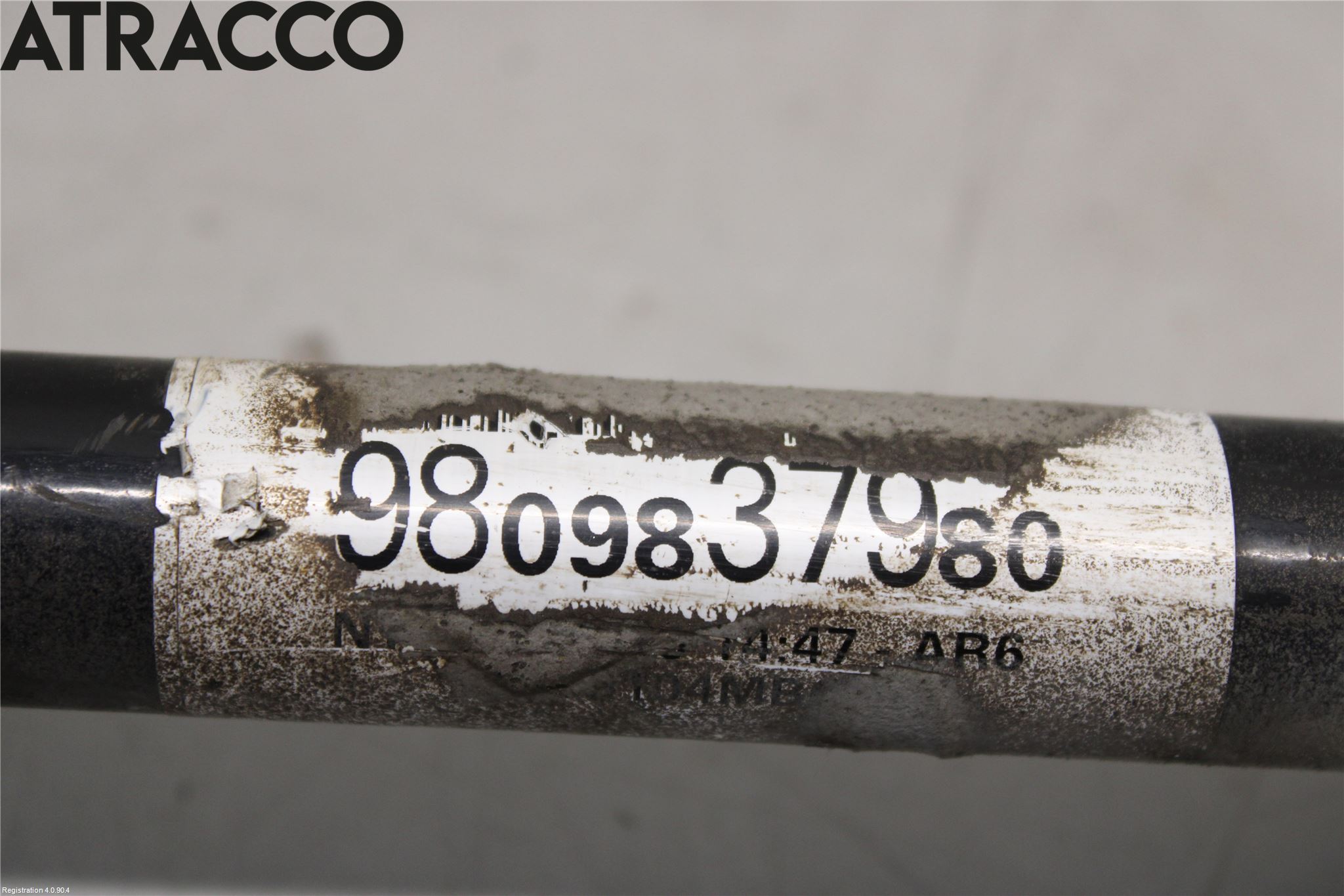 Citroen JUMPY 07-16 Drivaksel Foran Kompl Høyre