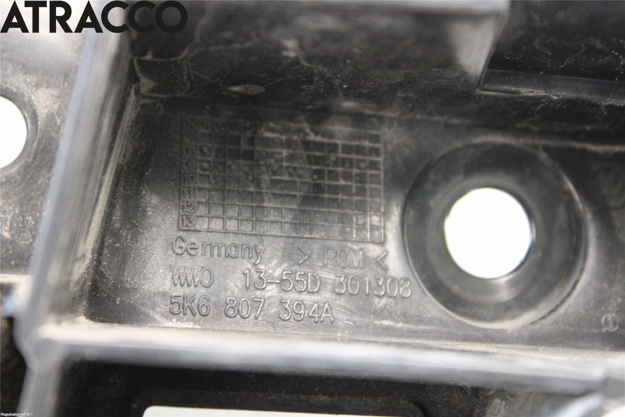 Volkswagen VW GOLF VI 09-13 Støtfangerfeste Bak Høyre