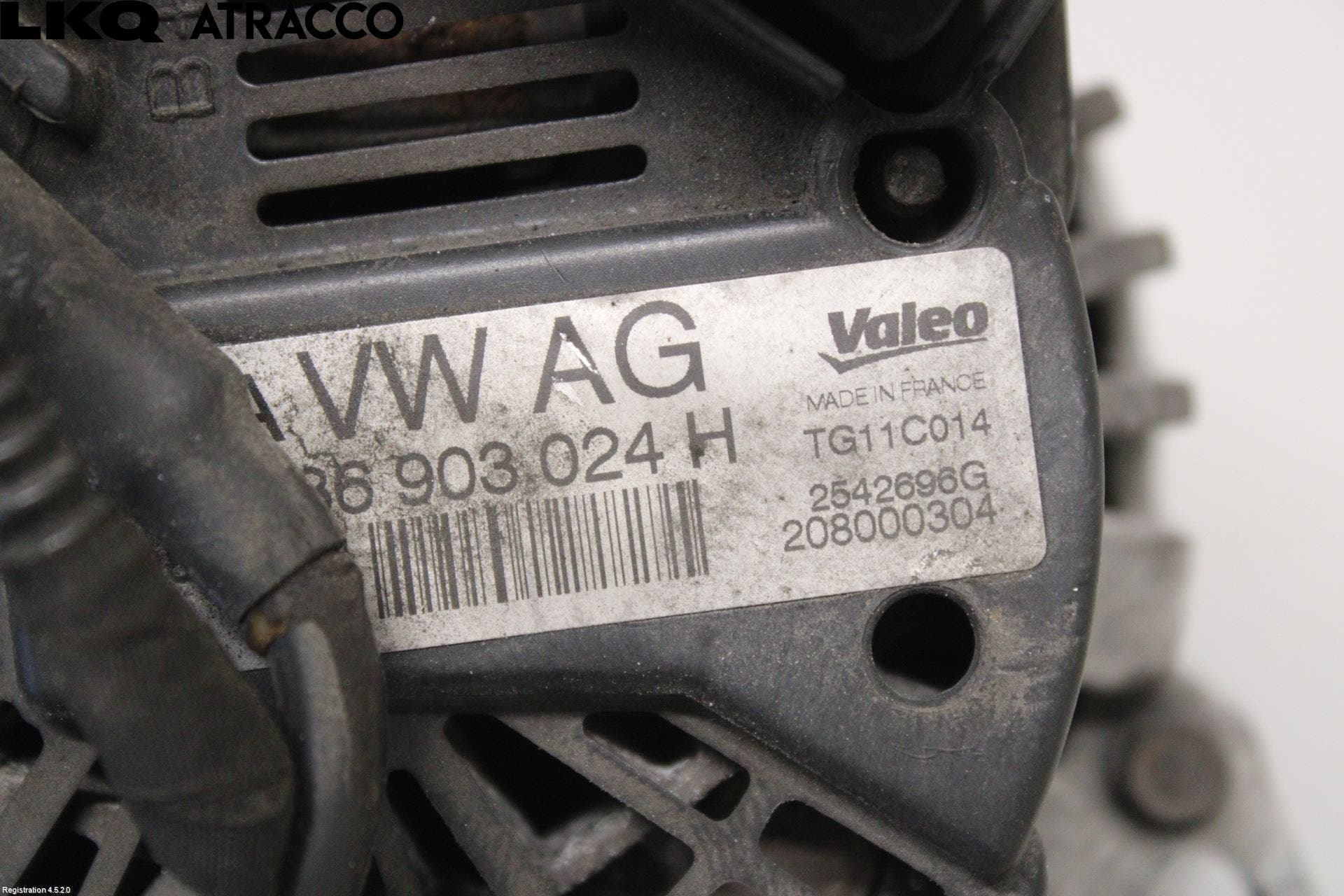Volkswagen VW GOLF V 04-09 Dynamo