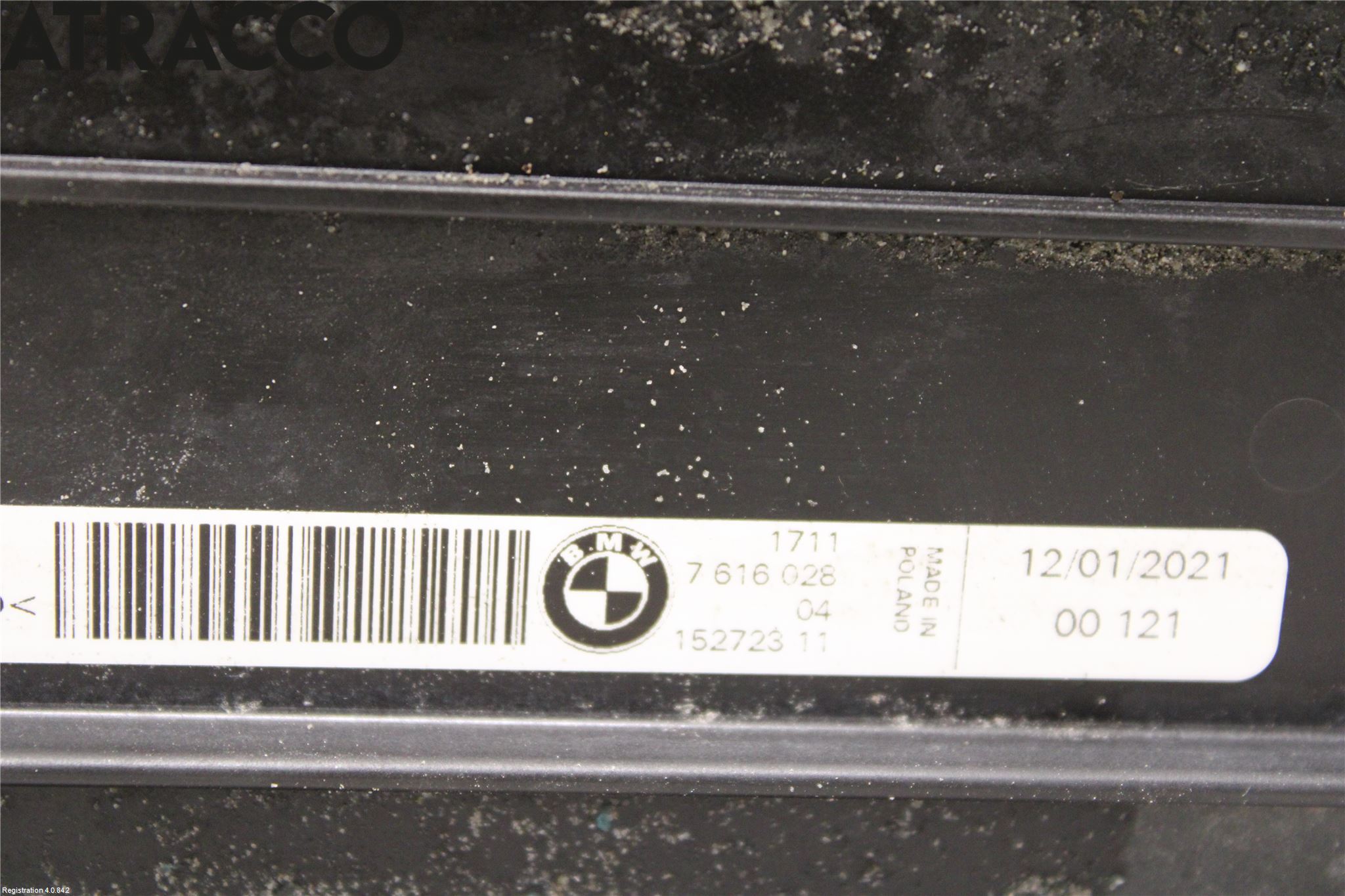 BMW i3 I01 13-22 Radiator Feste - Ramme - Bjelk