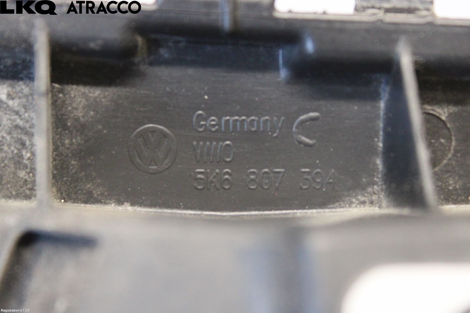 Volkswagen VW GOLF VI 09-13 Støtfangerfeste Bak Høyre