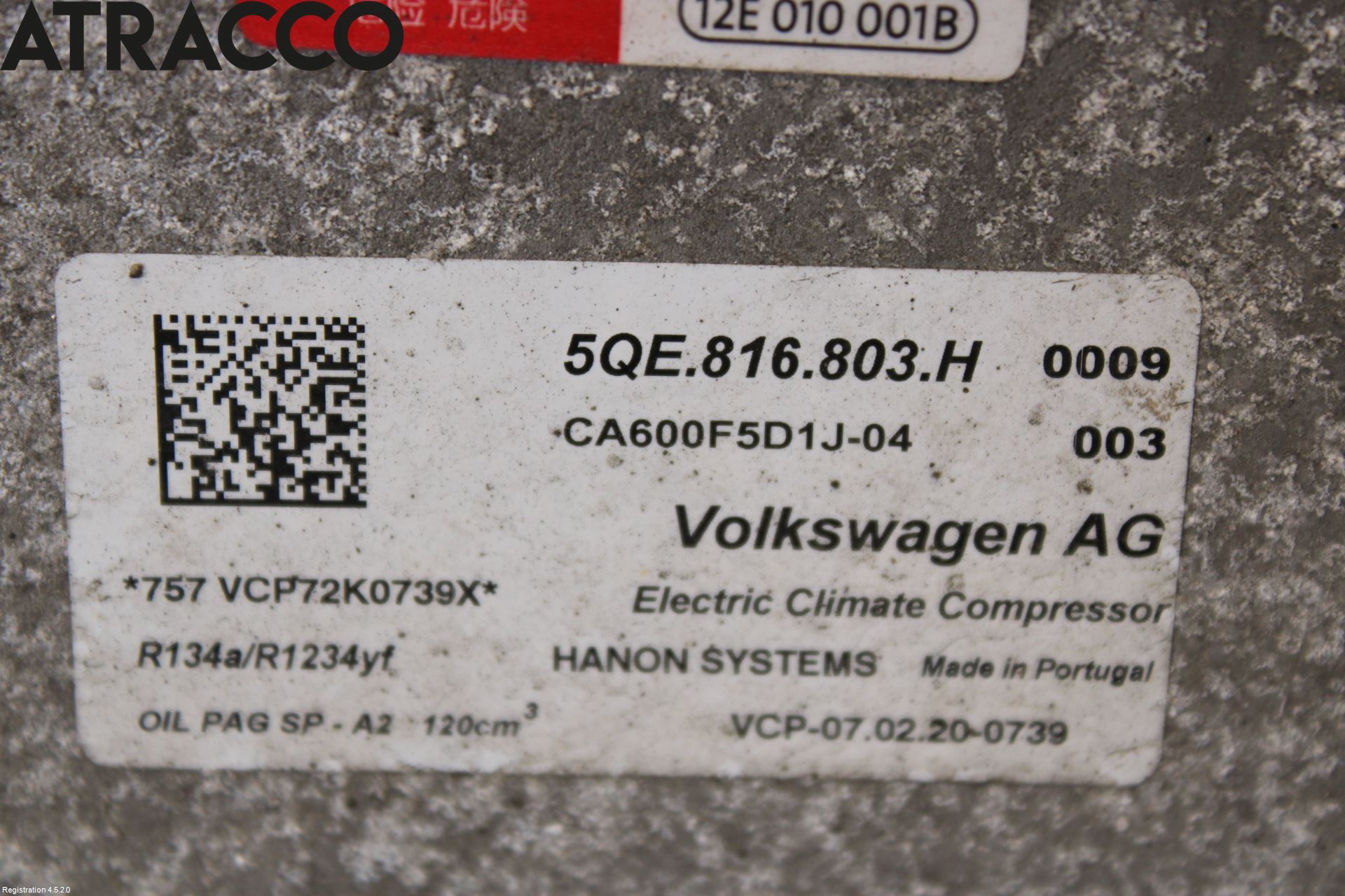 Skoda SUPERB 16-24 Varme Ac Kompressor