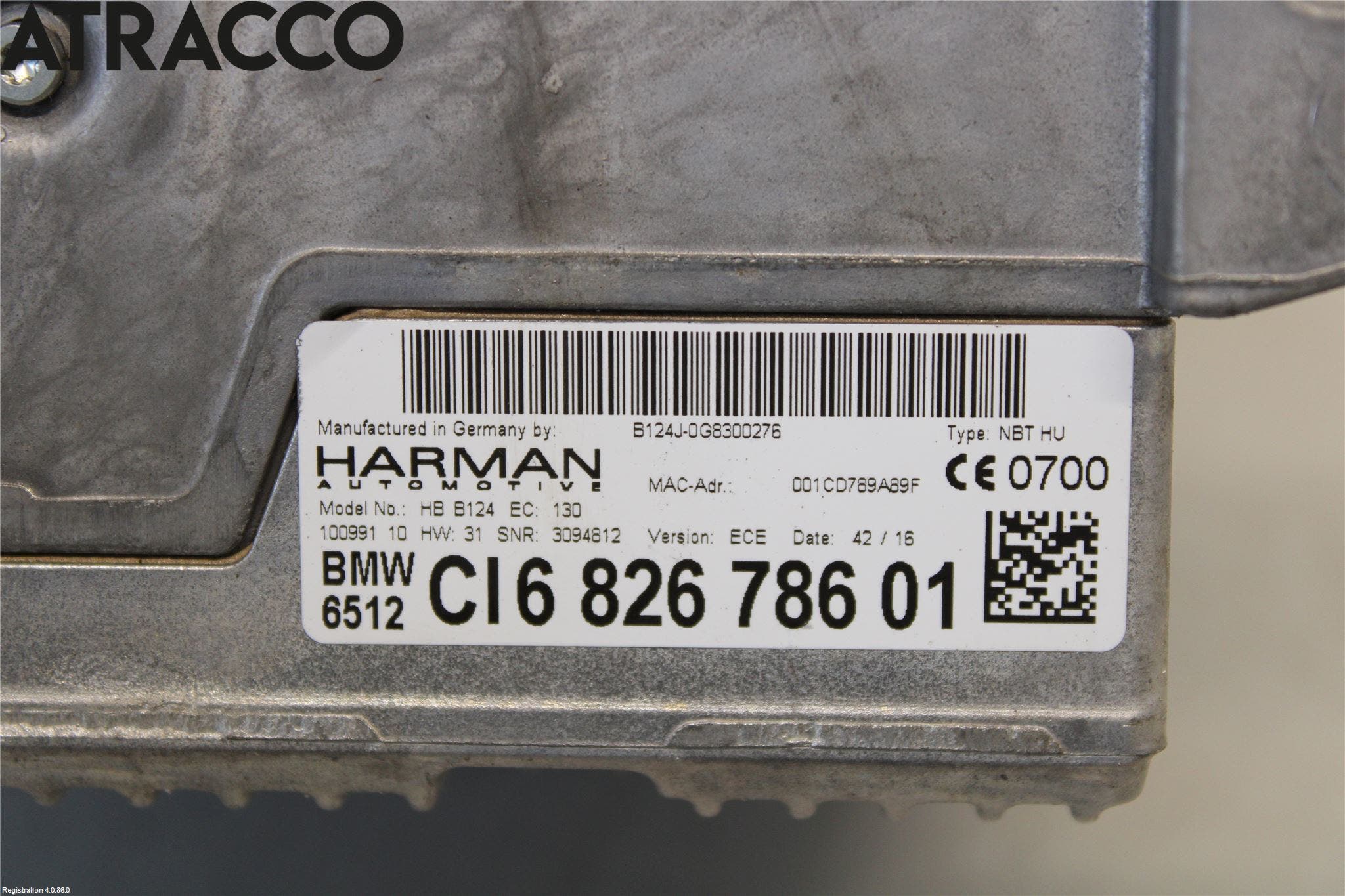 BMW i3 I01 13-22 Gps Navigator