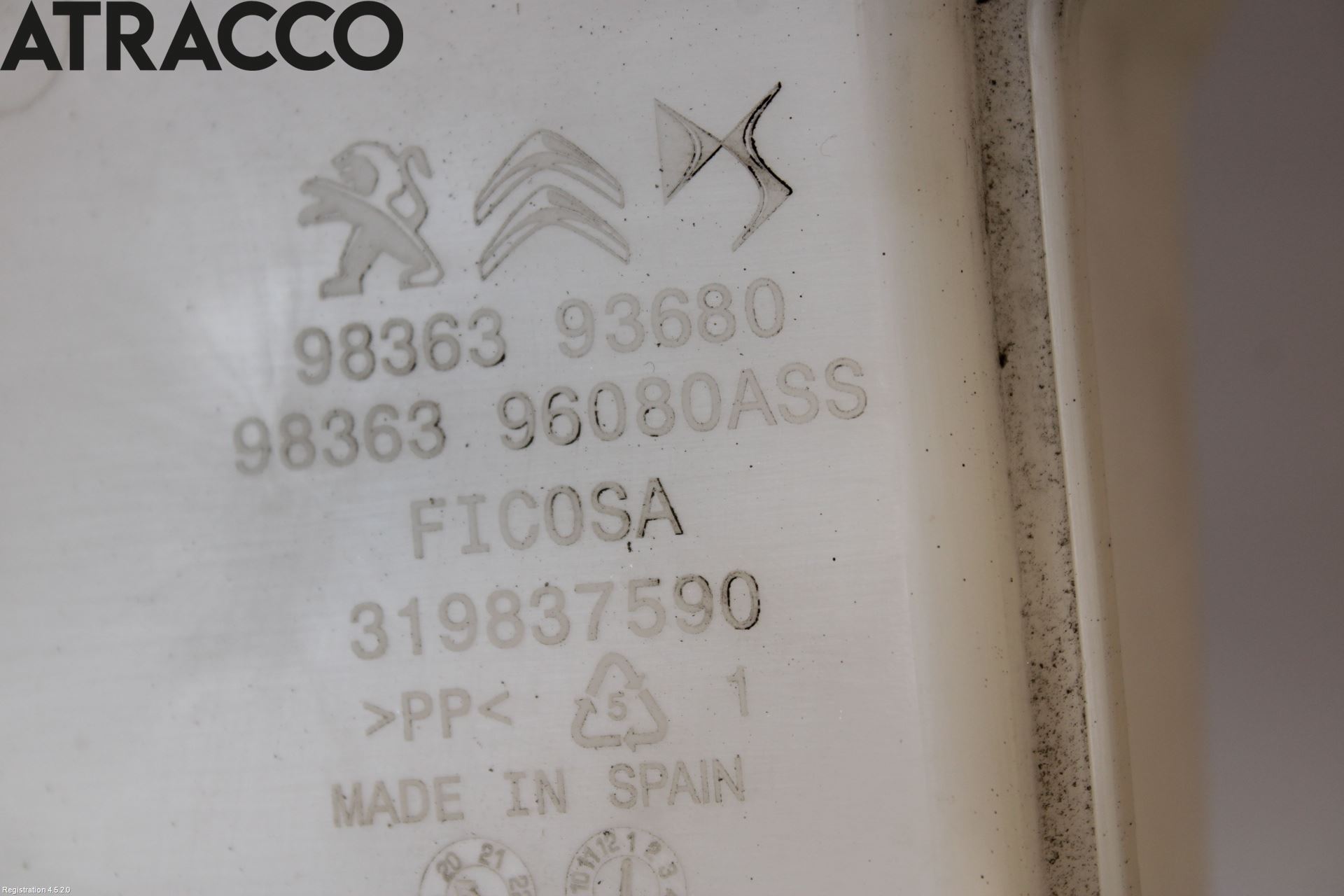 Opel CORSA F, CORSA-E 20- Spylerbeholder Frontrute-Lykte