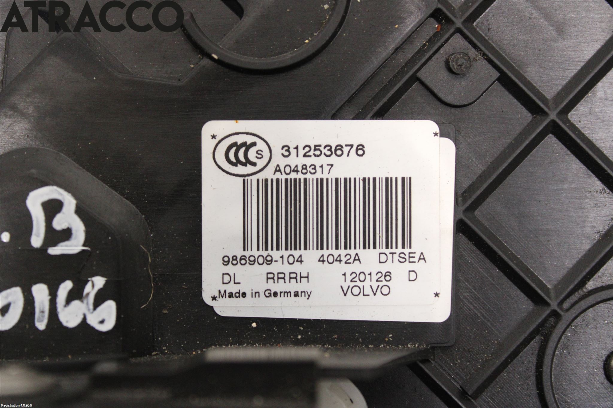 Volvo V70 08-13 Dørlås - Låsekasse