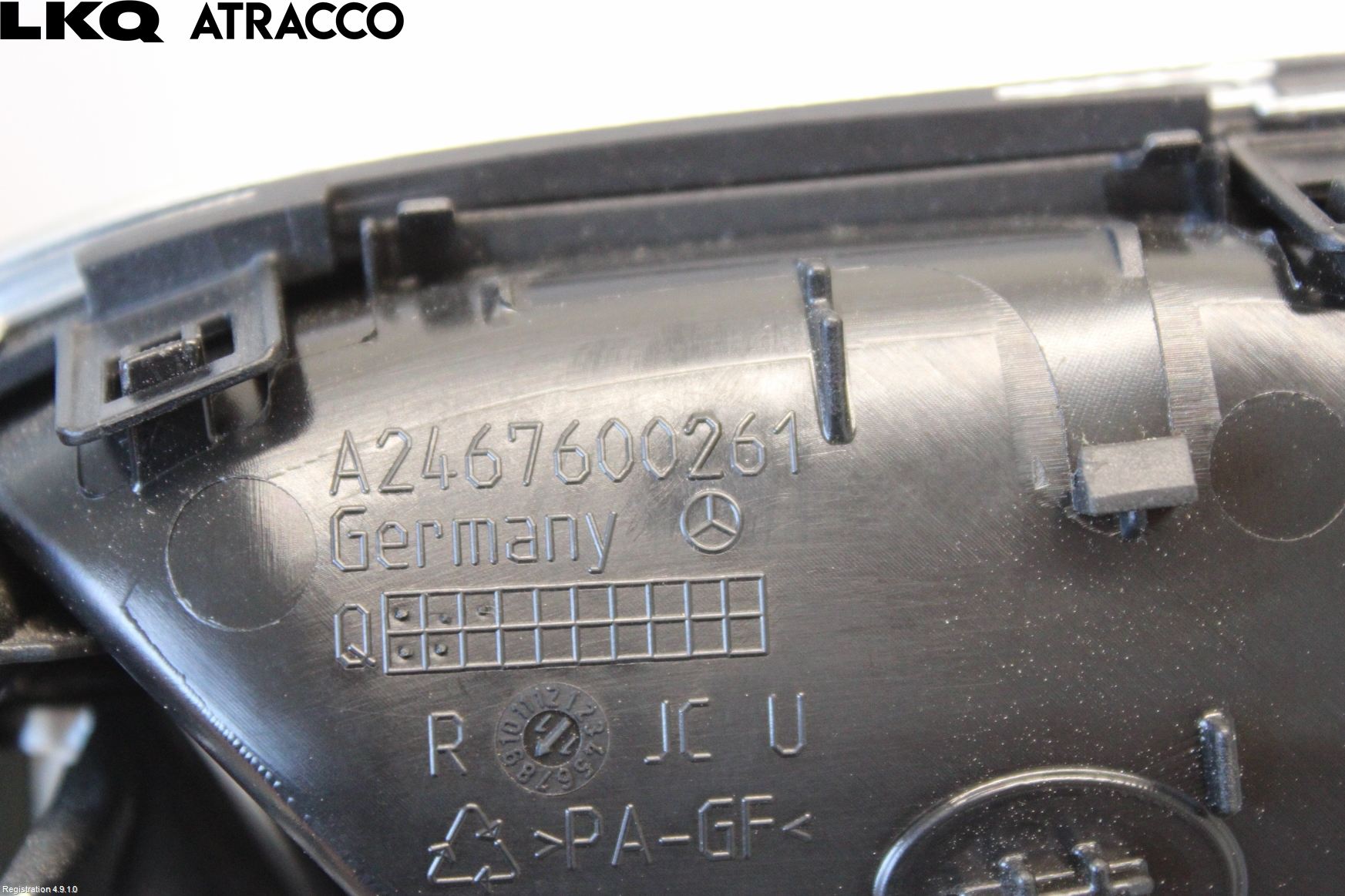 Mercedes-Benz MB B-KLASS (W246/W242) 12-19 Innr Dørhandtak H Indre