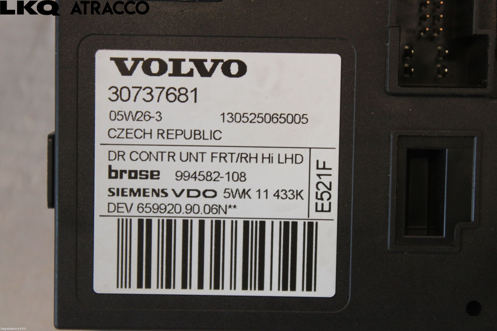 Volvo V50 04-07 Vindusheismotor