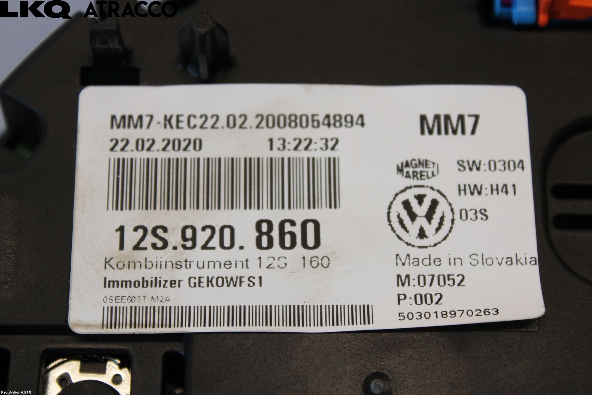 Seat LEON 20- Instr Kombinert