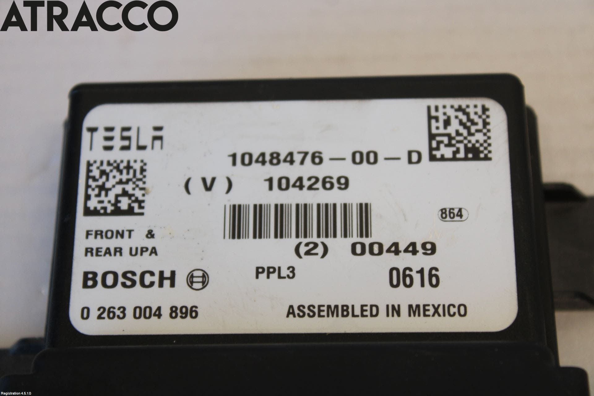 Tesla MODEL S 13- Styreenhet Parkering