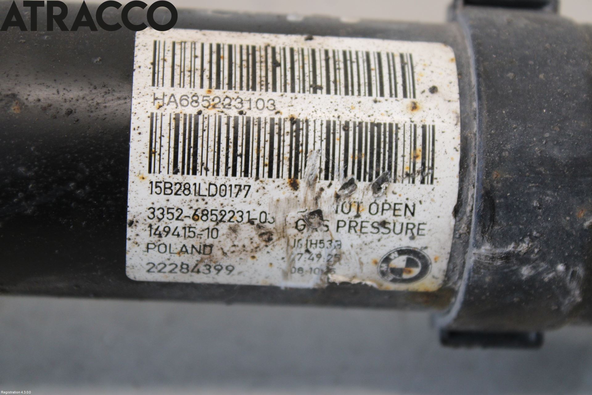 BMW i3 I01 13-22 Fjærbein Bak