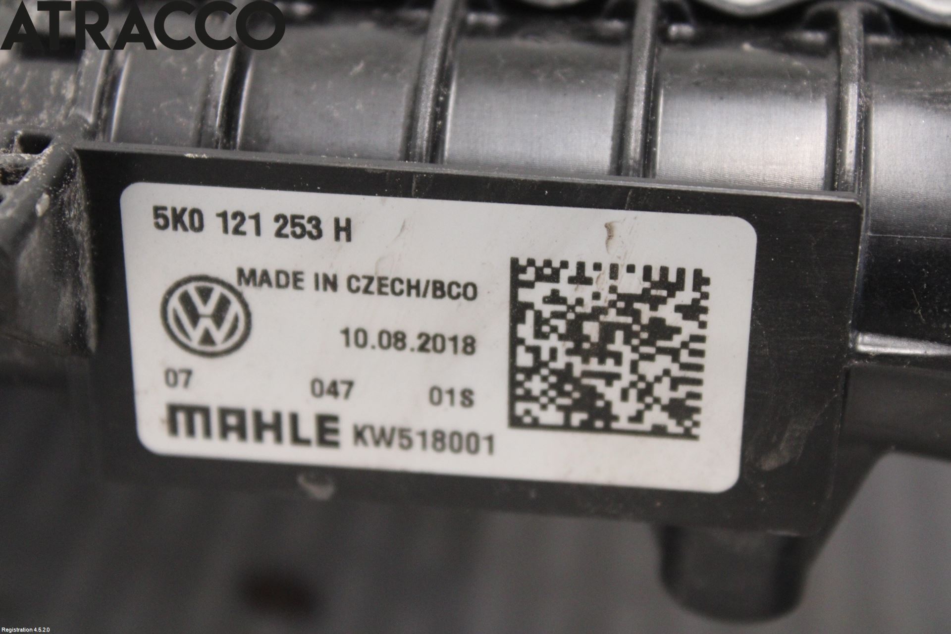 Volkswagen VW SCIROCCO 09-17 Radiator Manuell