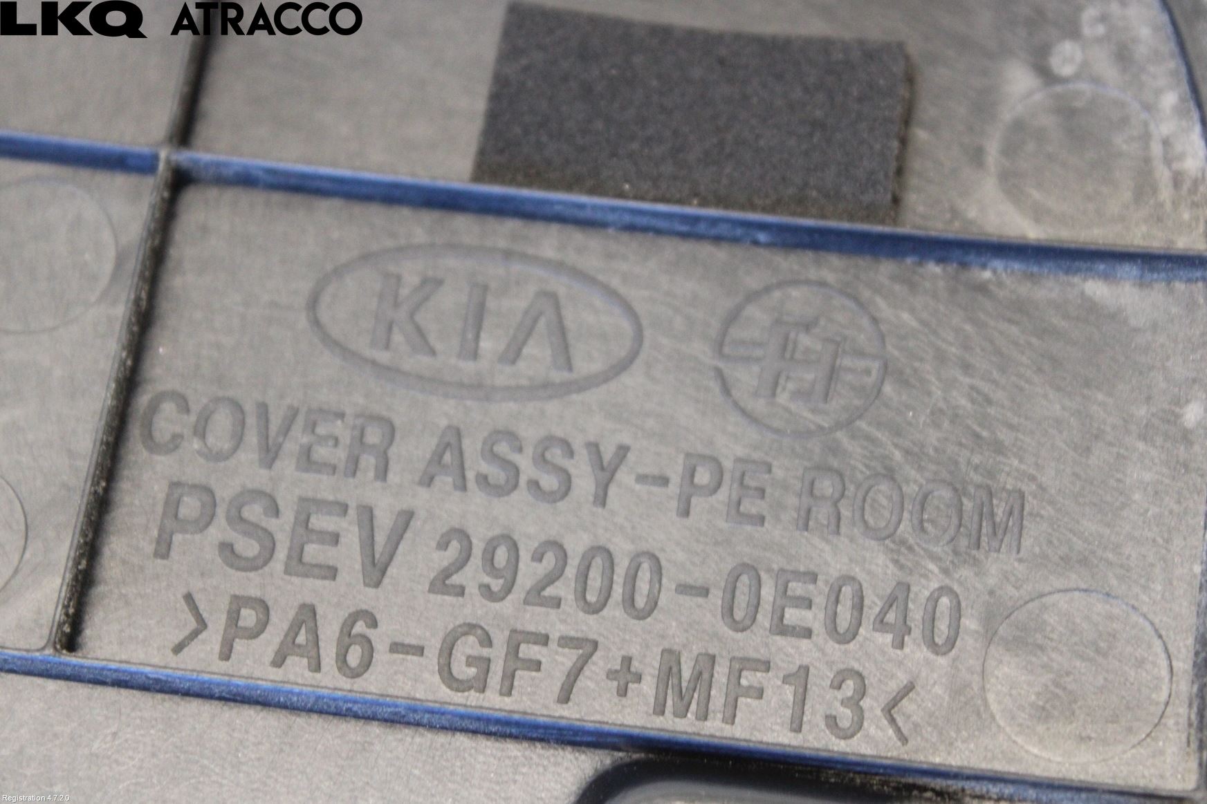 Kia SOUL 09- Motor Deksel Over Motor