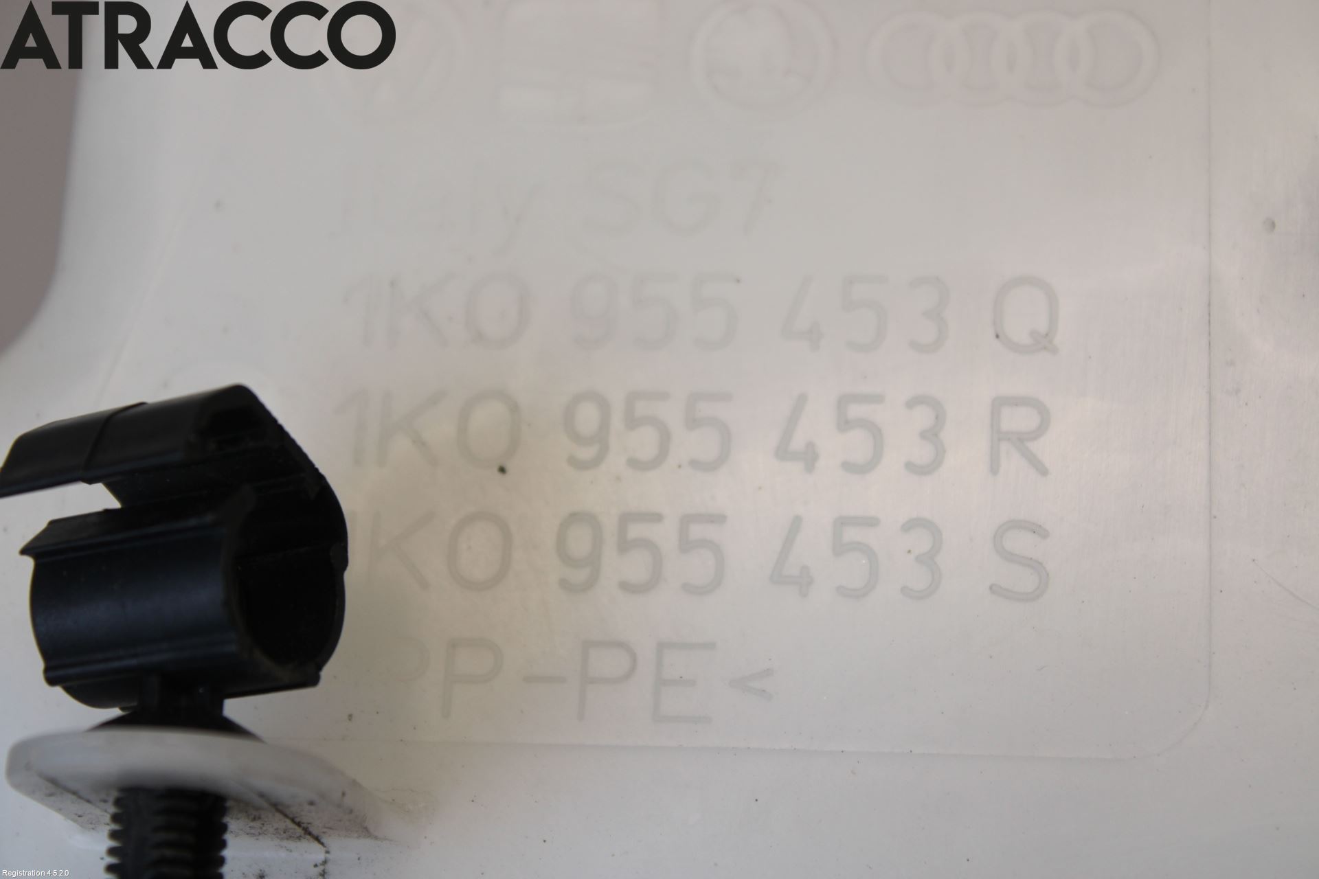 Volkswagen VW SCIROCCO 09-17 Spylerbeholder Frontrute-Lykte