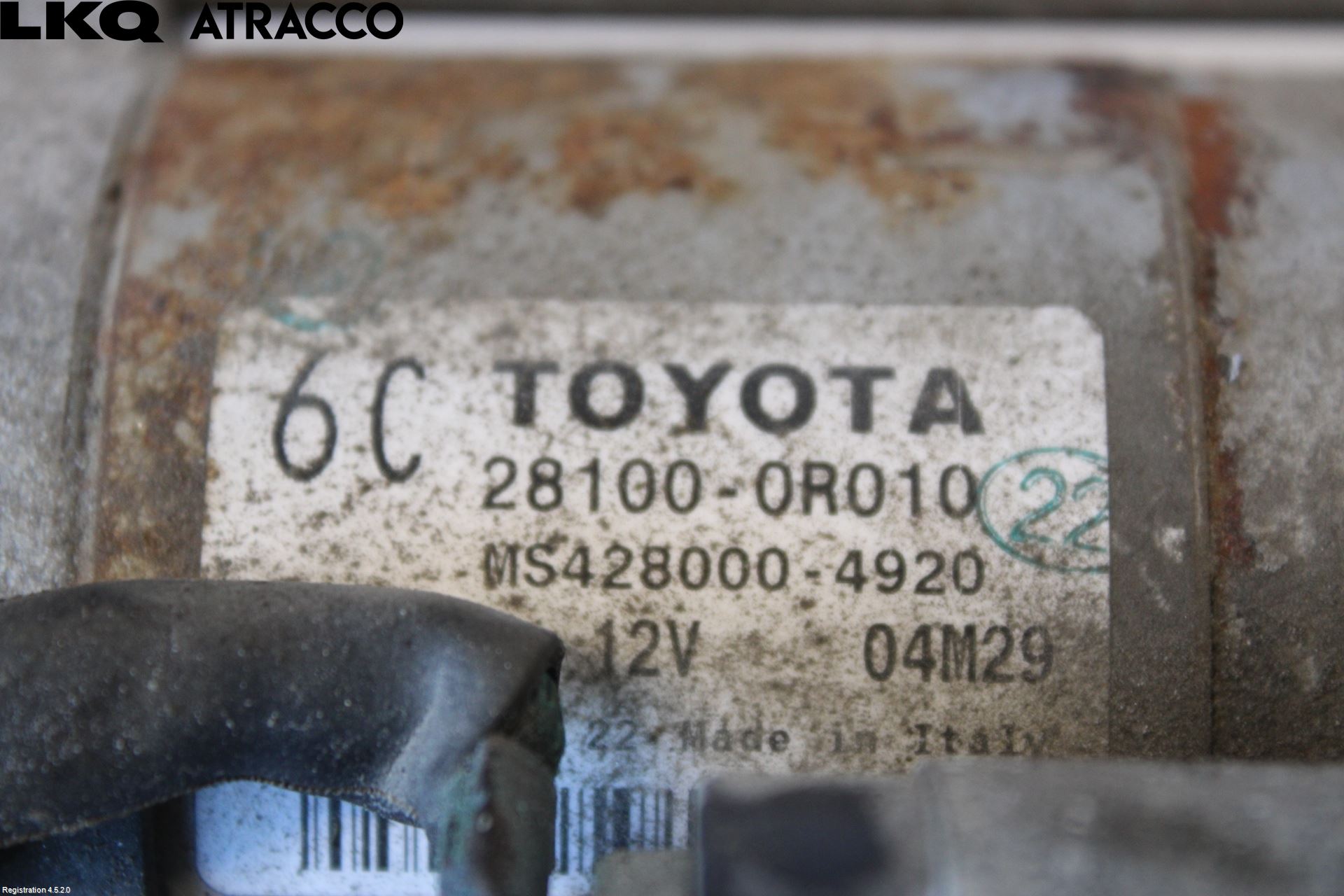 Toyota AVENSIS 09-15 Startmotor Diesel