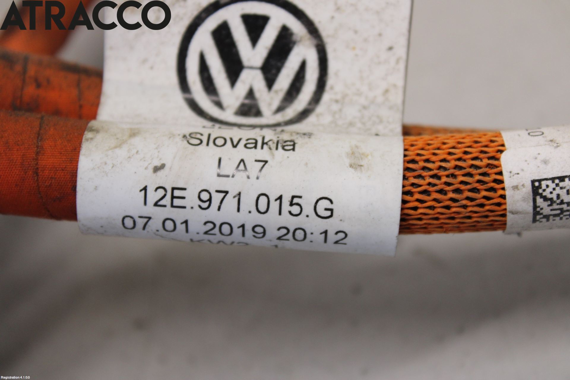 Volkswagen VW UP! / E-UP! Kabelhärva Högspänning