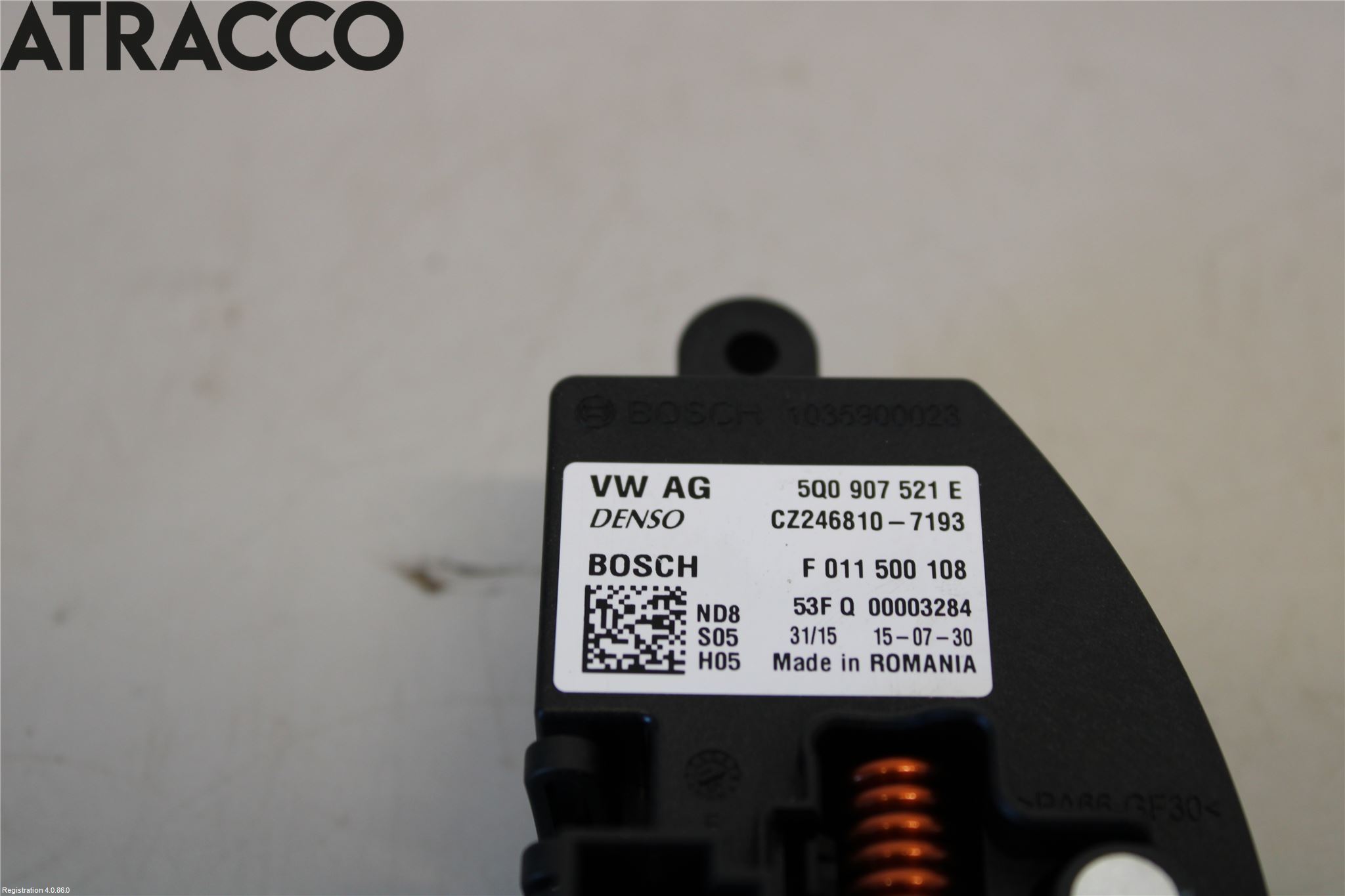 Volkswagen VW GOLF / E-GOLF VII 13-20 Varmeapparat Viftemotstand