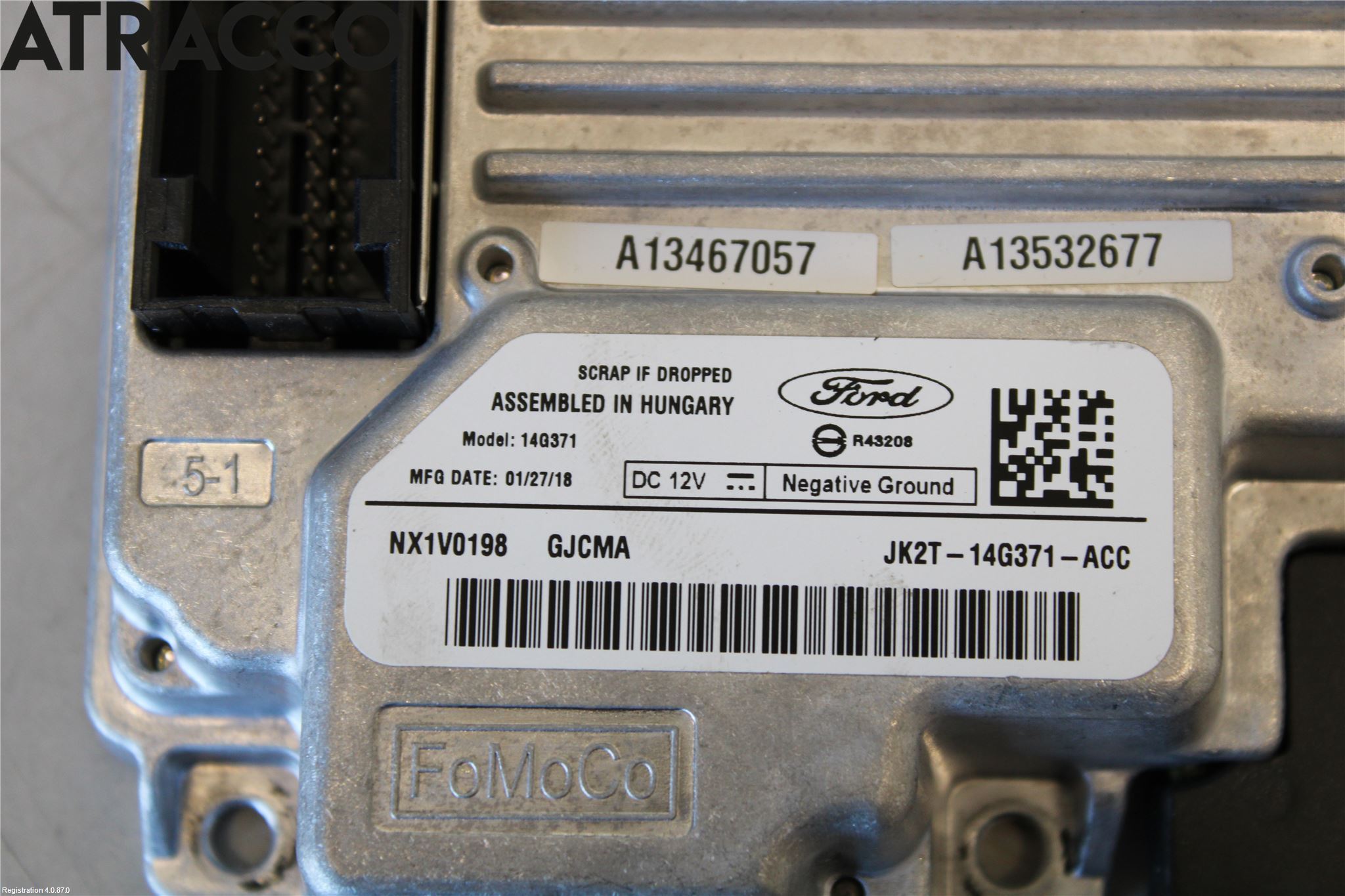 Ford FIESTA (VII) 18-23 Styreenhet Øvrig