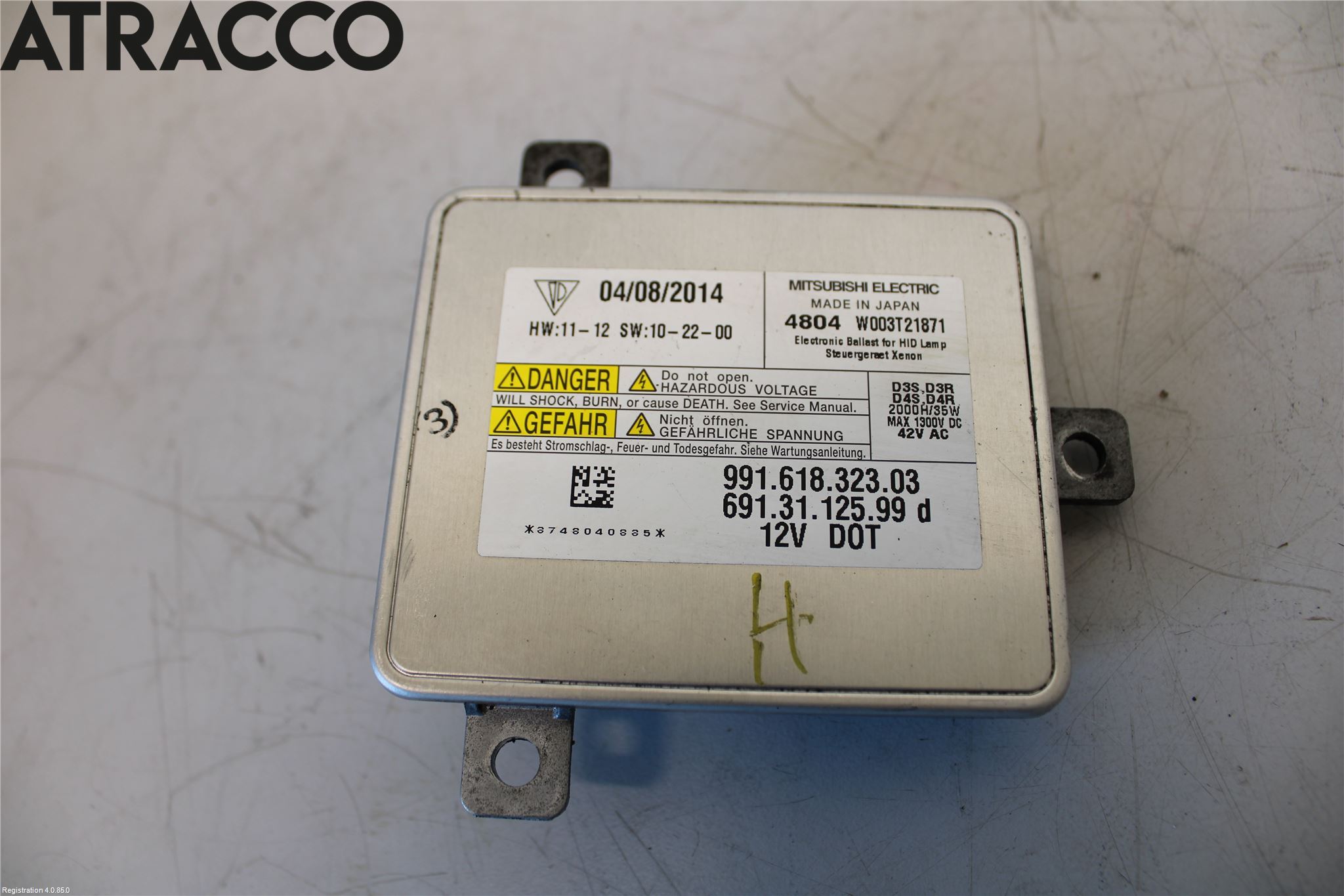 Porsche MACAN/EV 14- Styreenhet Xenon