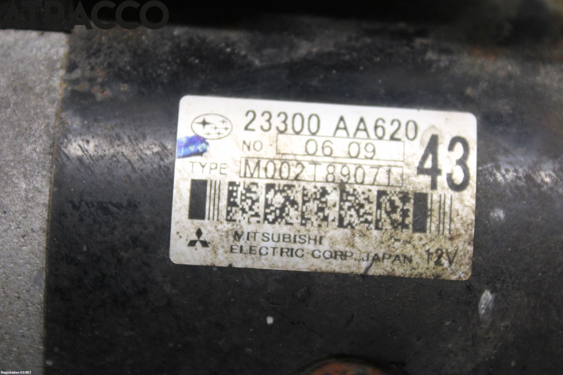 Subaru FORESTER SH  08-13 Startmotor Diesel