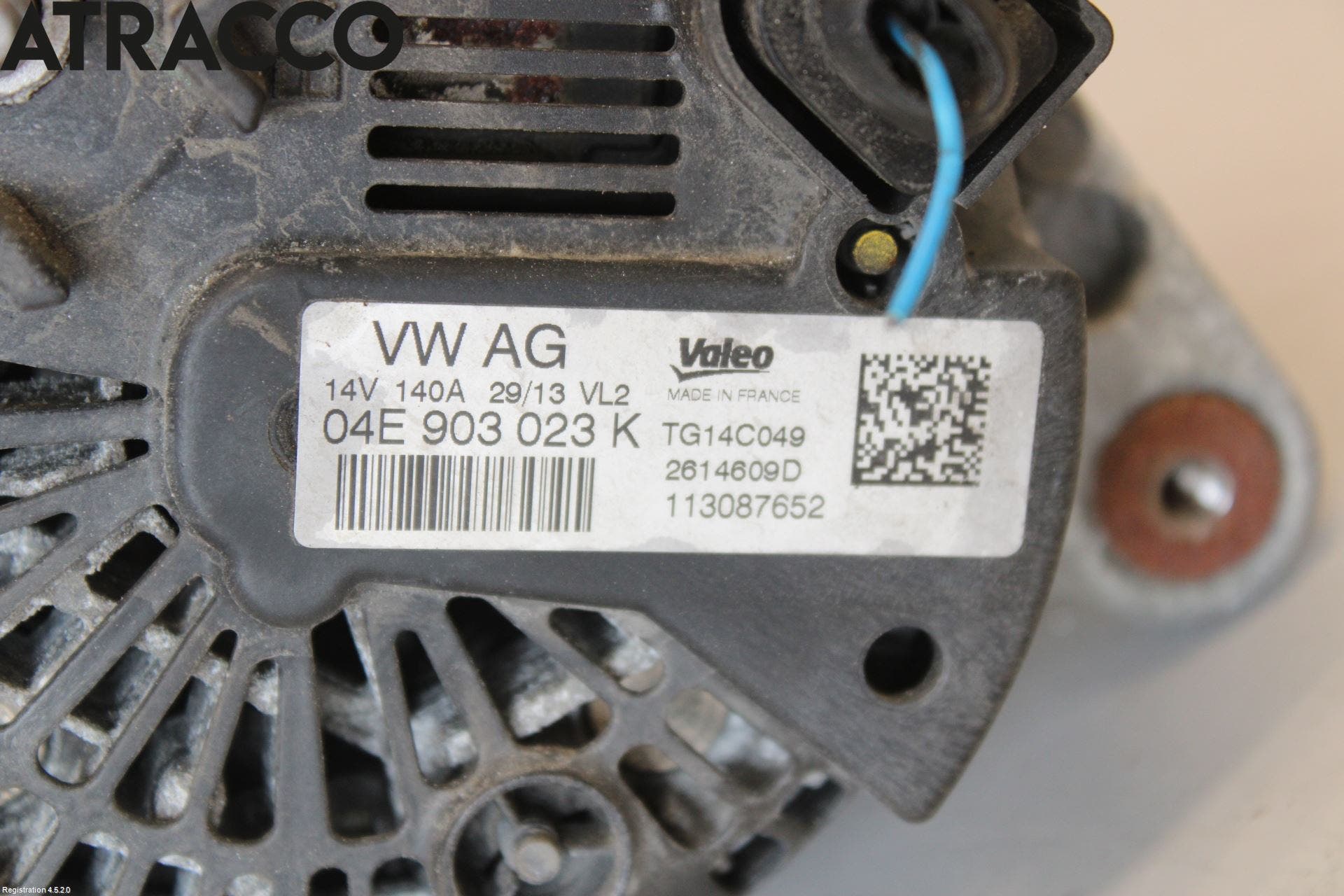 Audi A3/S3 05-13 Dynamo