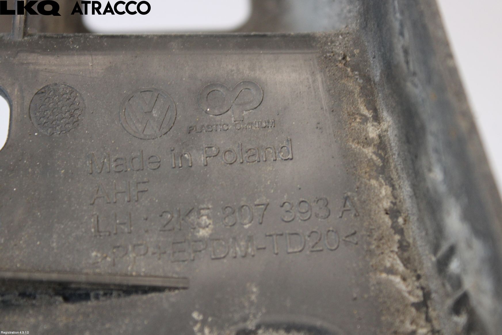 Volkswagen VW CADDY 16-20 Støtfangerfeste Bak Venstre