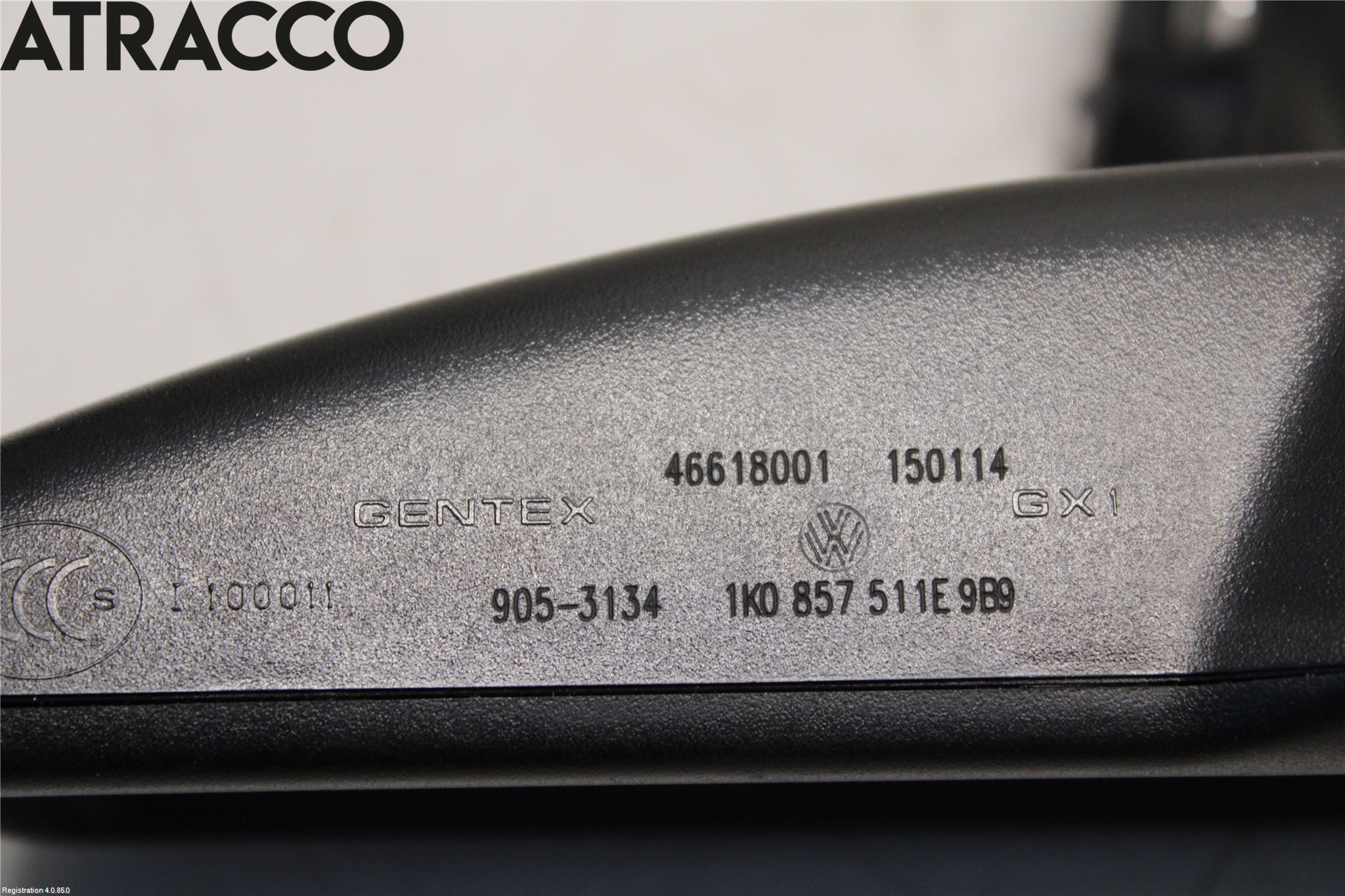 Volkswagen VW PASSAT 11-14 Speil Innvendig El