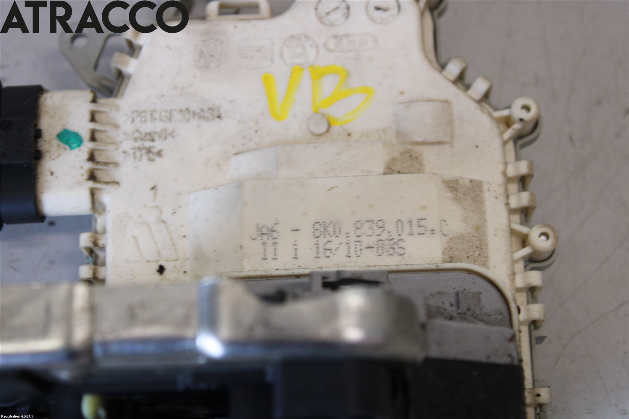 Audi A4/S4 08-11 Dørlås - Låsekasse