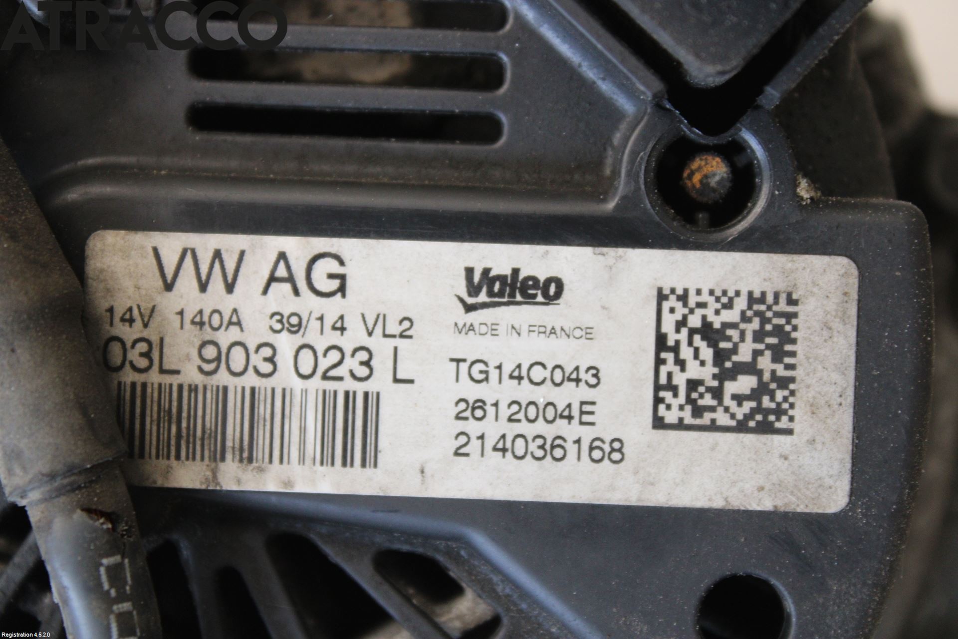Volkswagen VW PASSAT 15-19 Dynamo