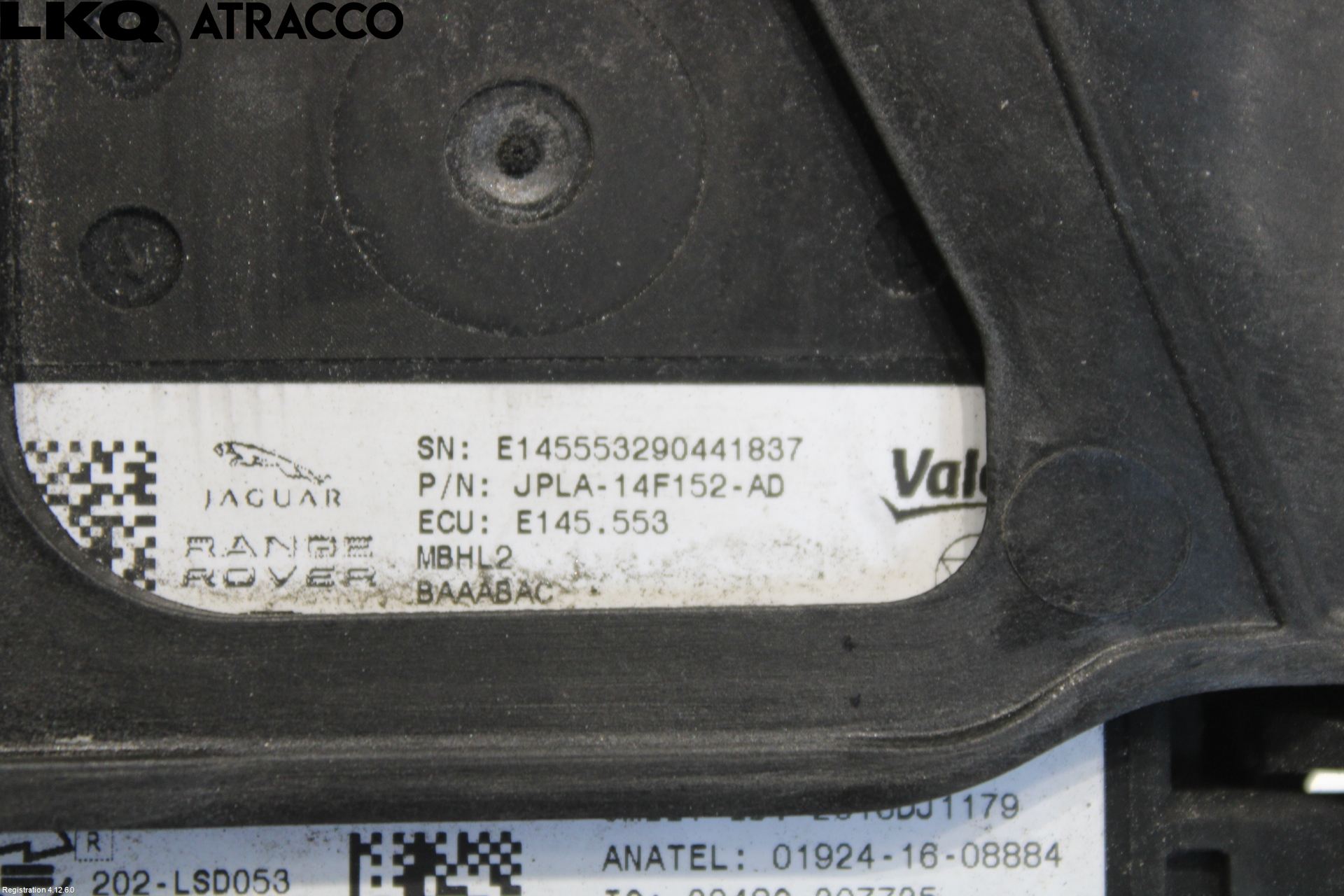 Jaguar I-PACE 18- Sensor Kollisjonsbeskyttelse