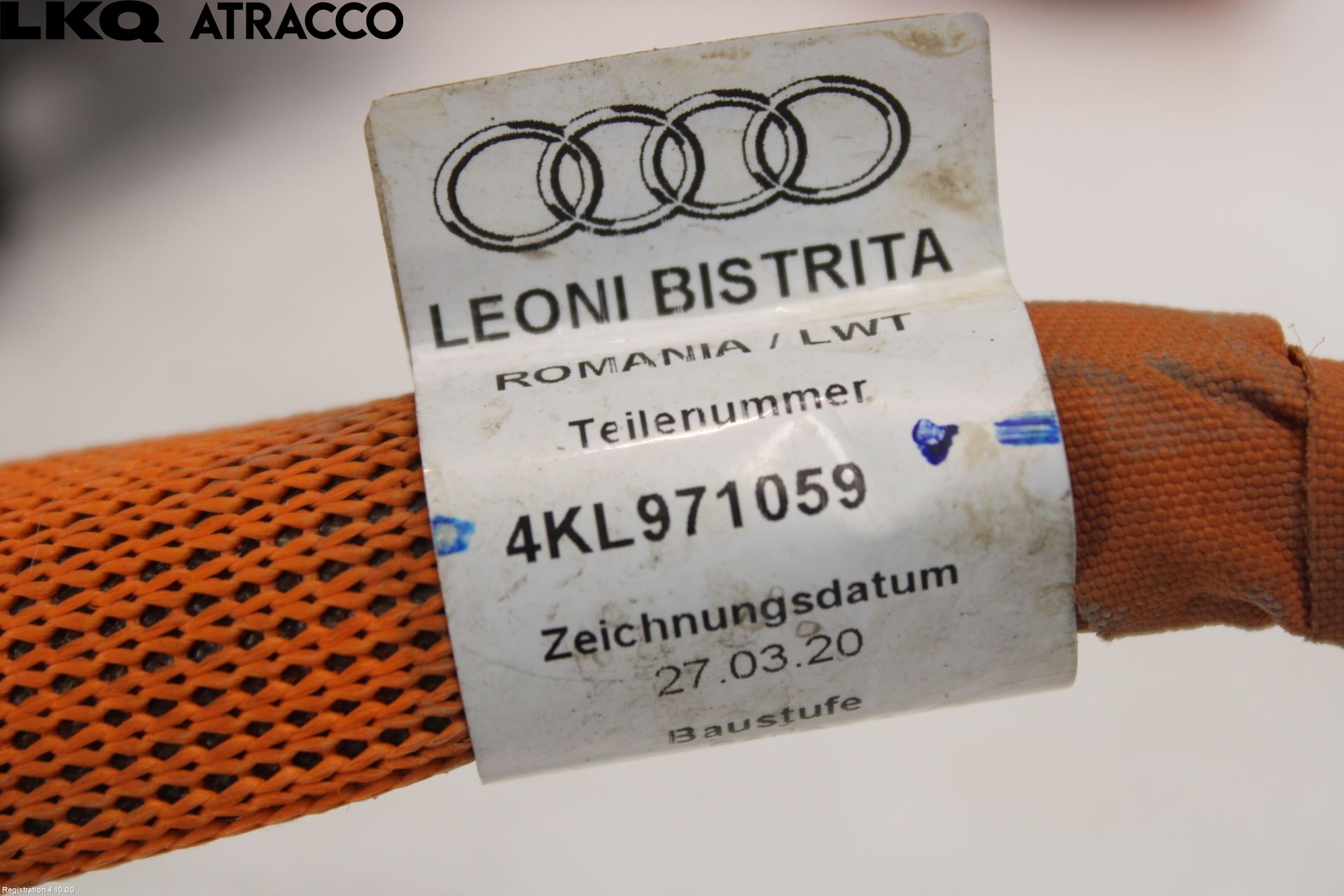 Audi E-TRON, S GE 19- Kabelhärva Högspänning