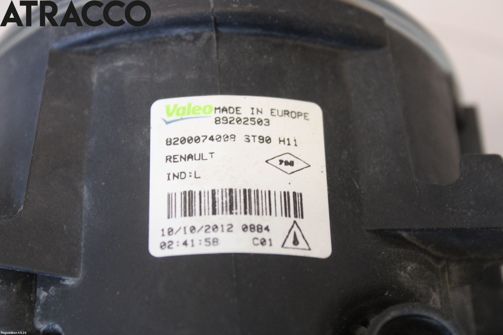 Renault MEGANE III 09-15 Frontlykt-Kurve-Tåkelys