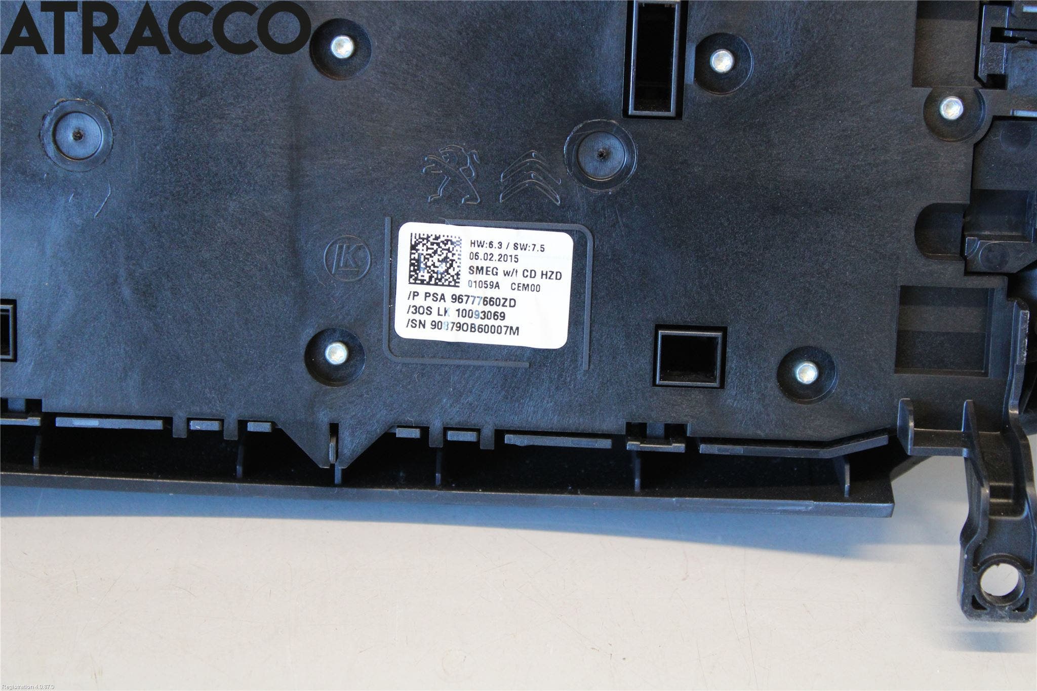 Peugeot 308 14-21 Bryter Multifunksjon