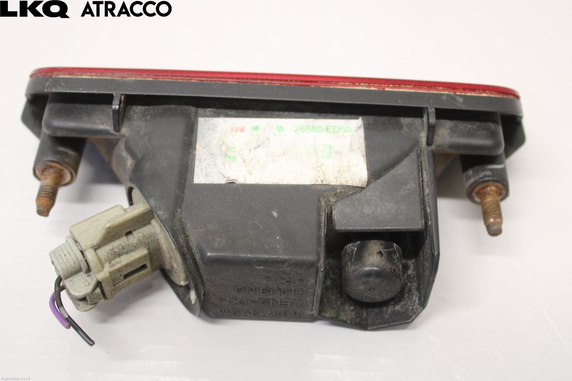 Nissan LEAF 11-17 Baklykt Ryggelys-Tåkelys