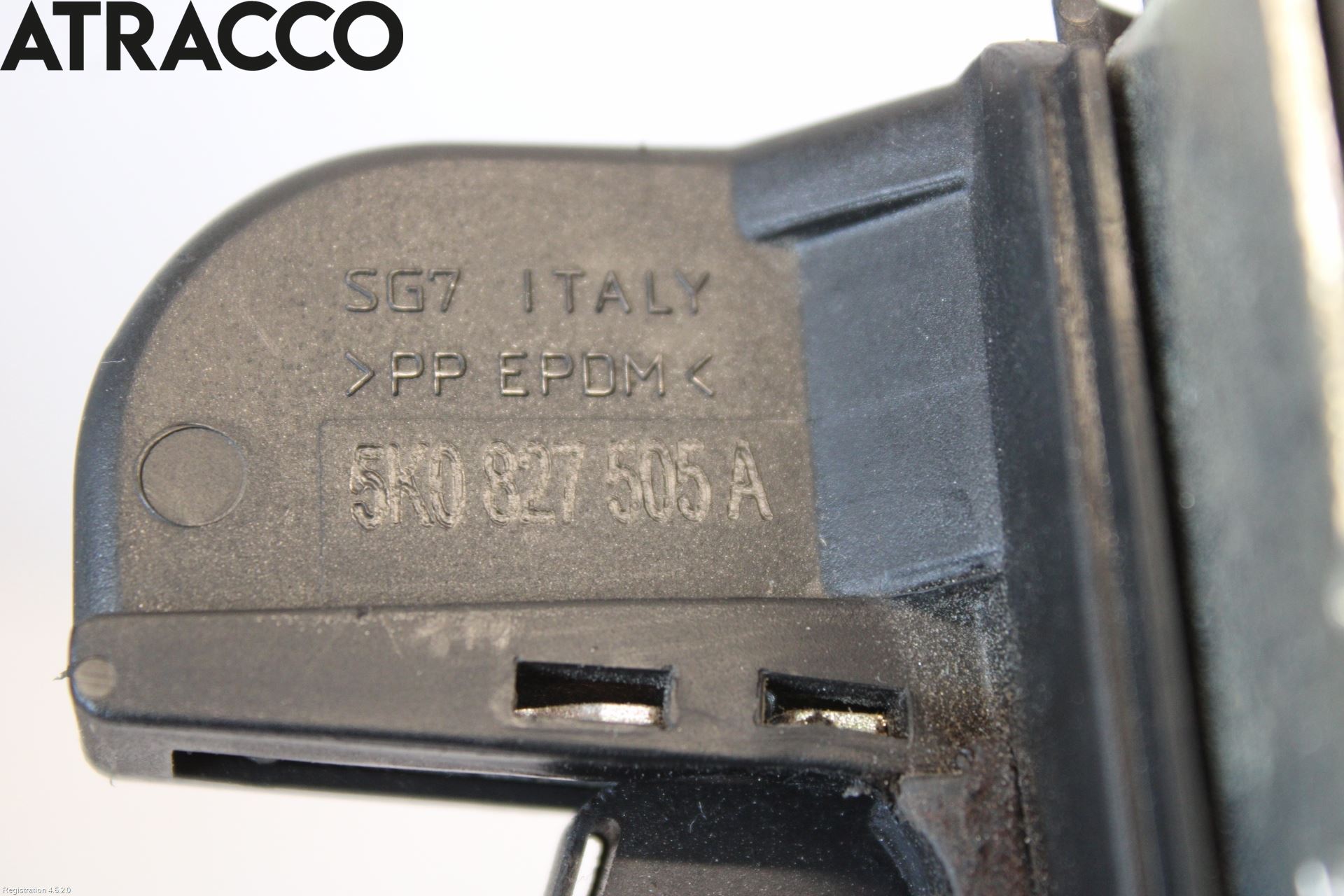 Volkswagen VW GOLF VI 09-13 Bakluke-Lokk Låsekasse