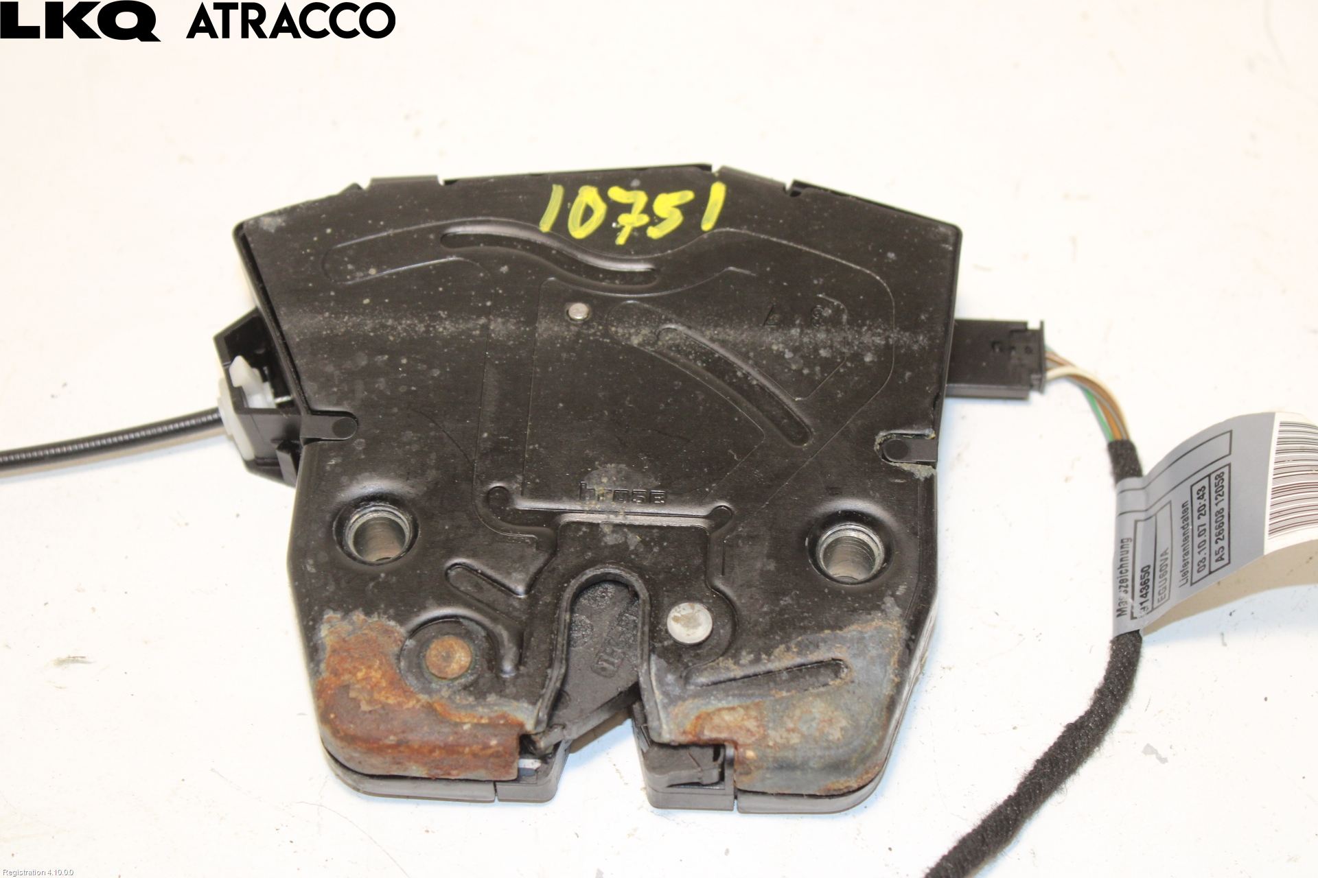 BMW X5 E70 07-13 Bakluke-Lokk Låsekasse