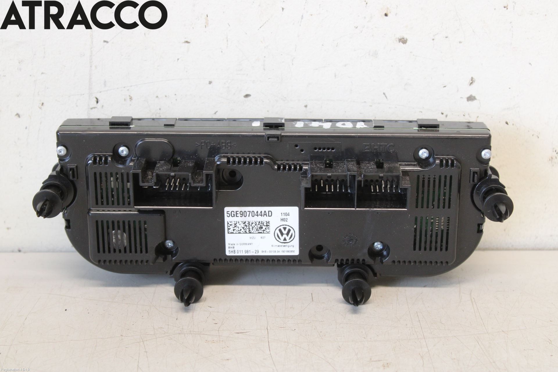 Volkswagen VW GOLF / E-GOLF VII 13-20 Varme Ac Betjening-Display