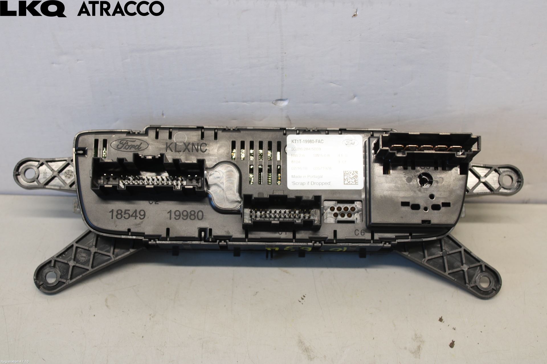 Ford TRANSIT/TOURNEO CONNECT 13-22 Varme Ac Betjening-Display