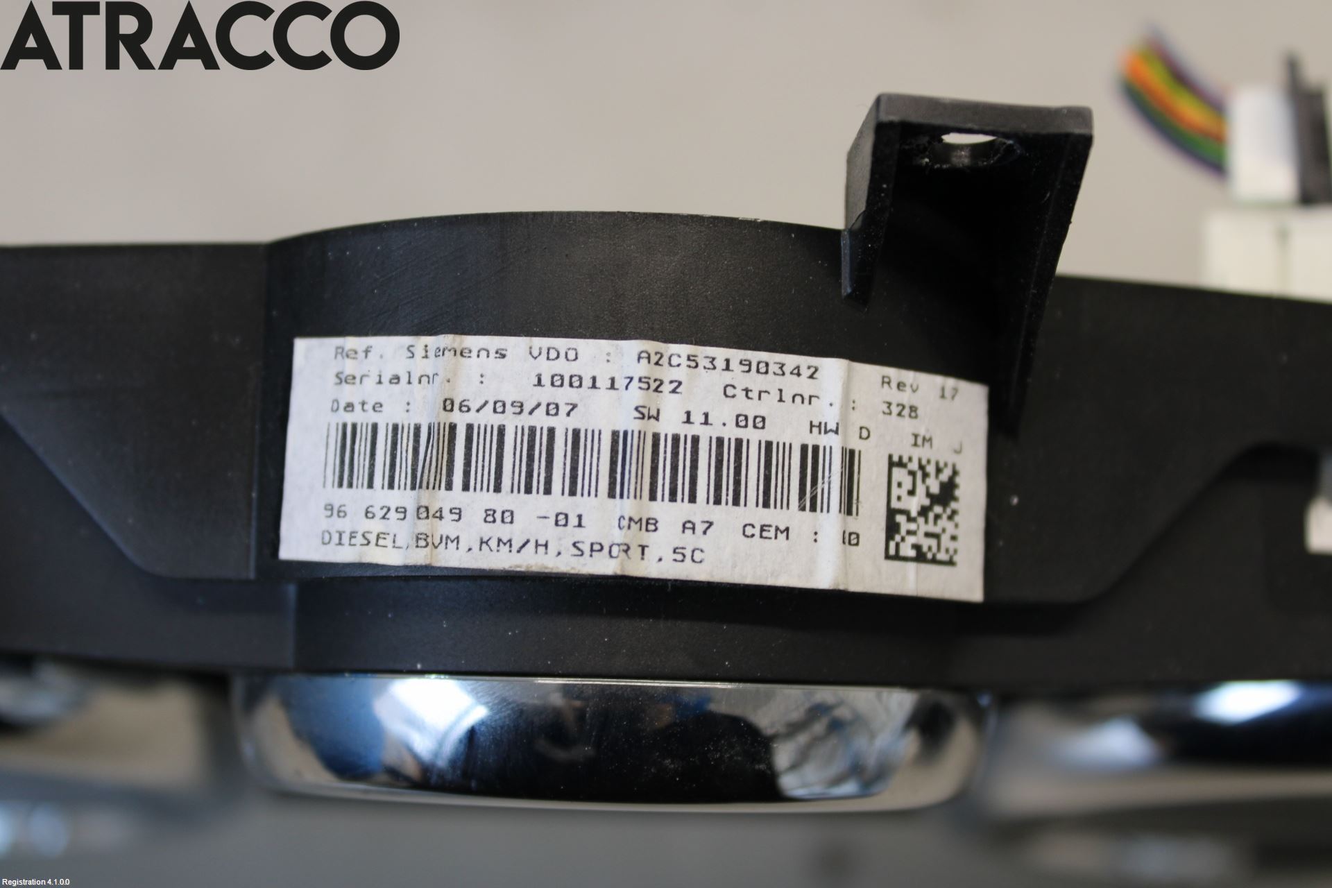 Peugeot 207 Instr Kombinert