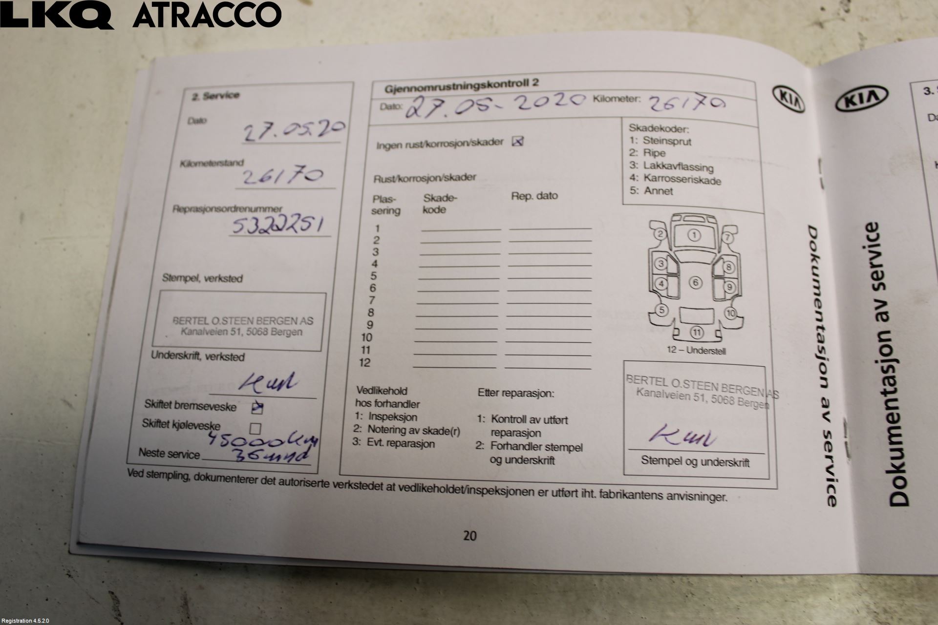 Kia SOUL 09- Motor Elektrisk Fram