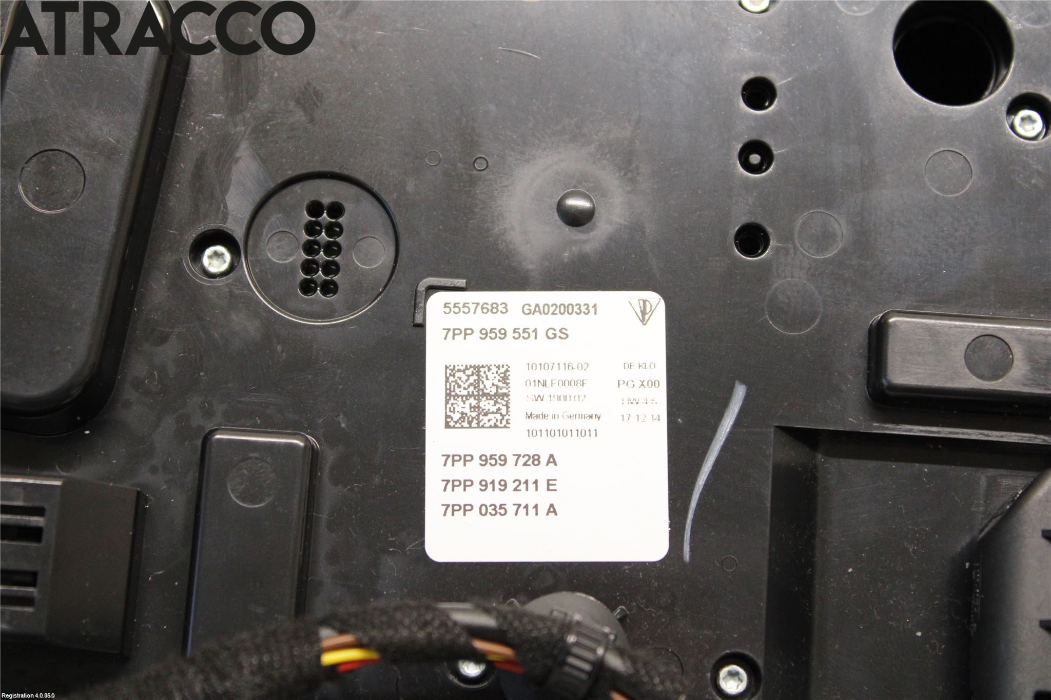 Porsche MACAN/EV 14- Bryter Taklys