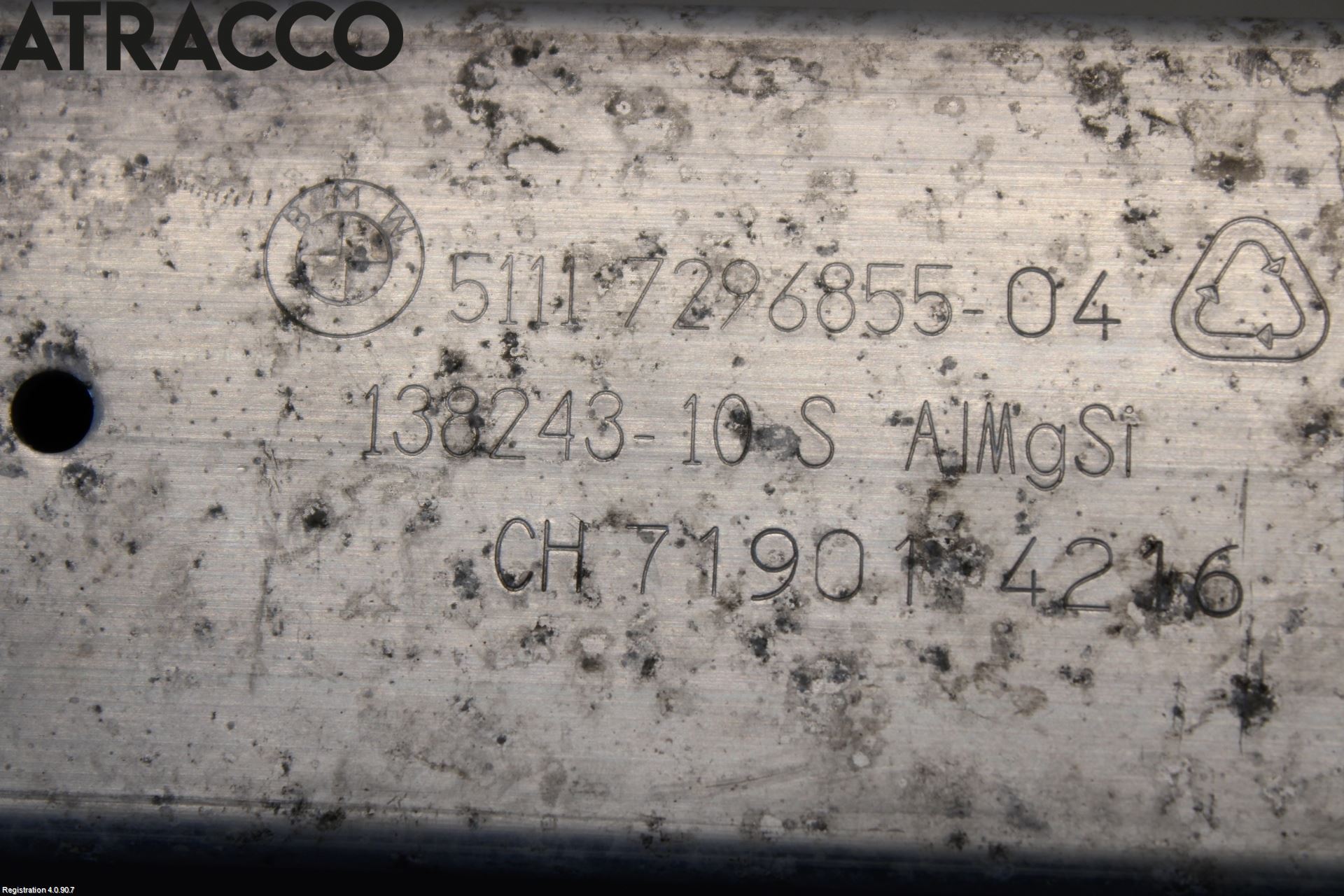 BMW i3 I01 13-22 Støtfanger Foran Feste